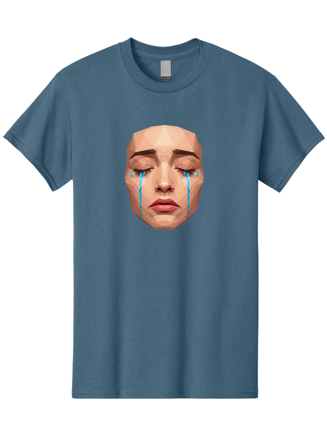 Crying-Face-3 Men'S Graphic Tee, 100% Cotton, Comfortable Casual Summer Wear, Machine Washable, Vintage Camera, Old Camera, Antique Camera, Black Camera, Classic Photography, Photography Equipment, Nostalgic Device, Film Camera, Camera Art Bai753