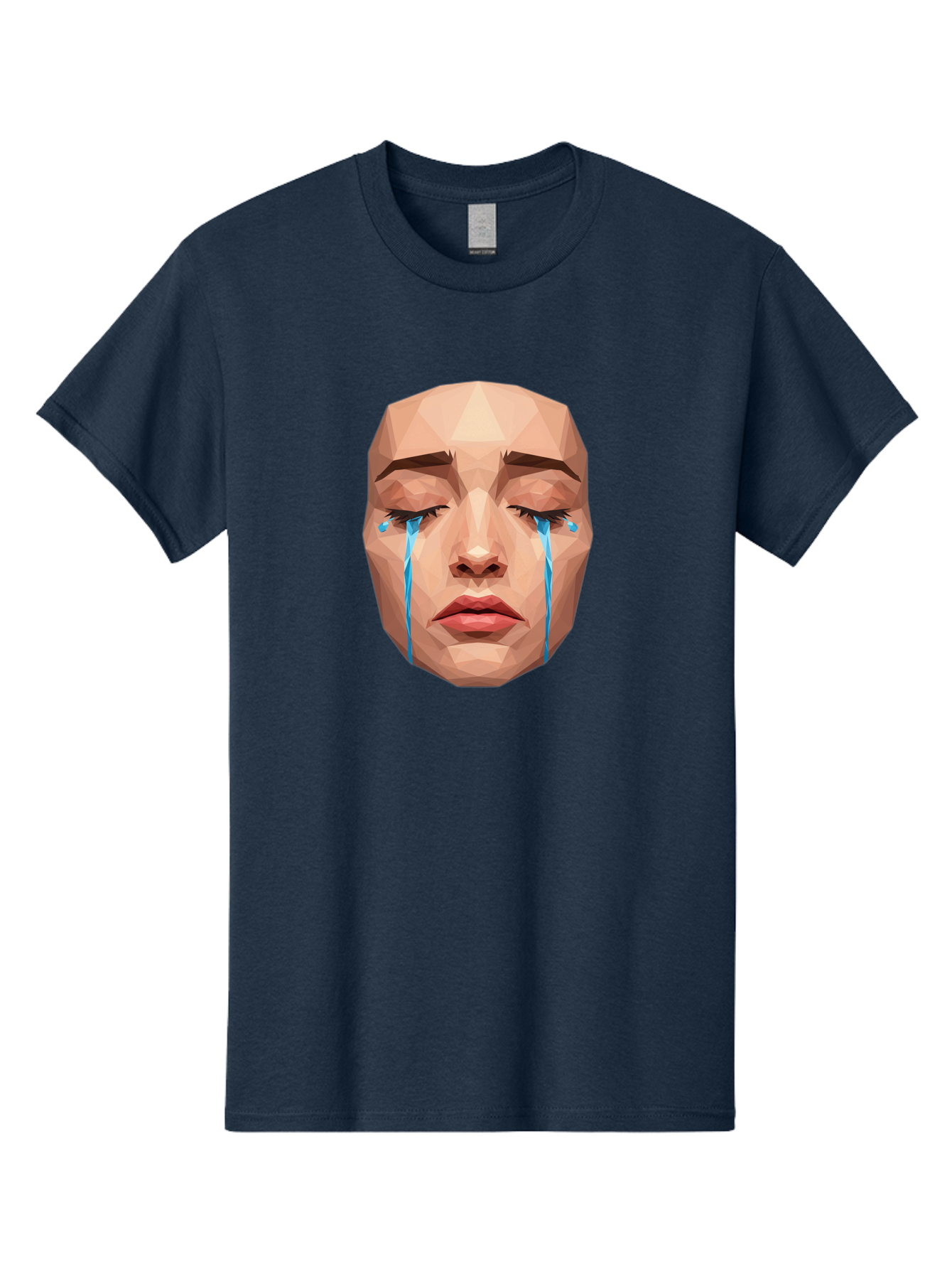 Crying-Face-3 Men'S Graphic Tee, 100% Cotton, Comfortable Casual Summer Wear, Machine Washable, Vintage Camera, Old Camera, Antique Camera, Black Camera, Classic Photography, Photography Equipment, Nostalgic Device, Film Camera, Camera Art Bai753