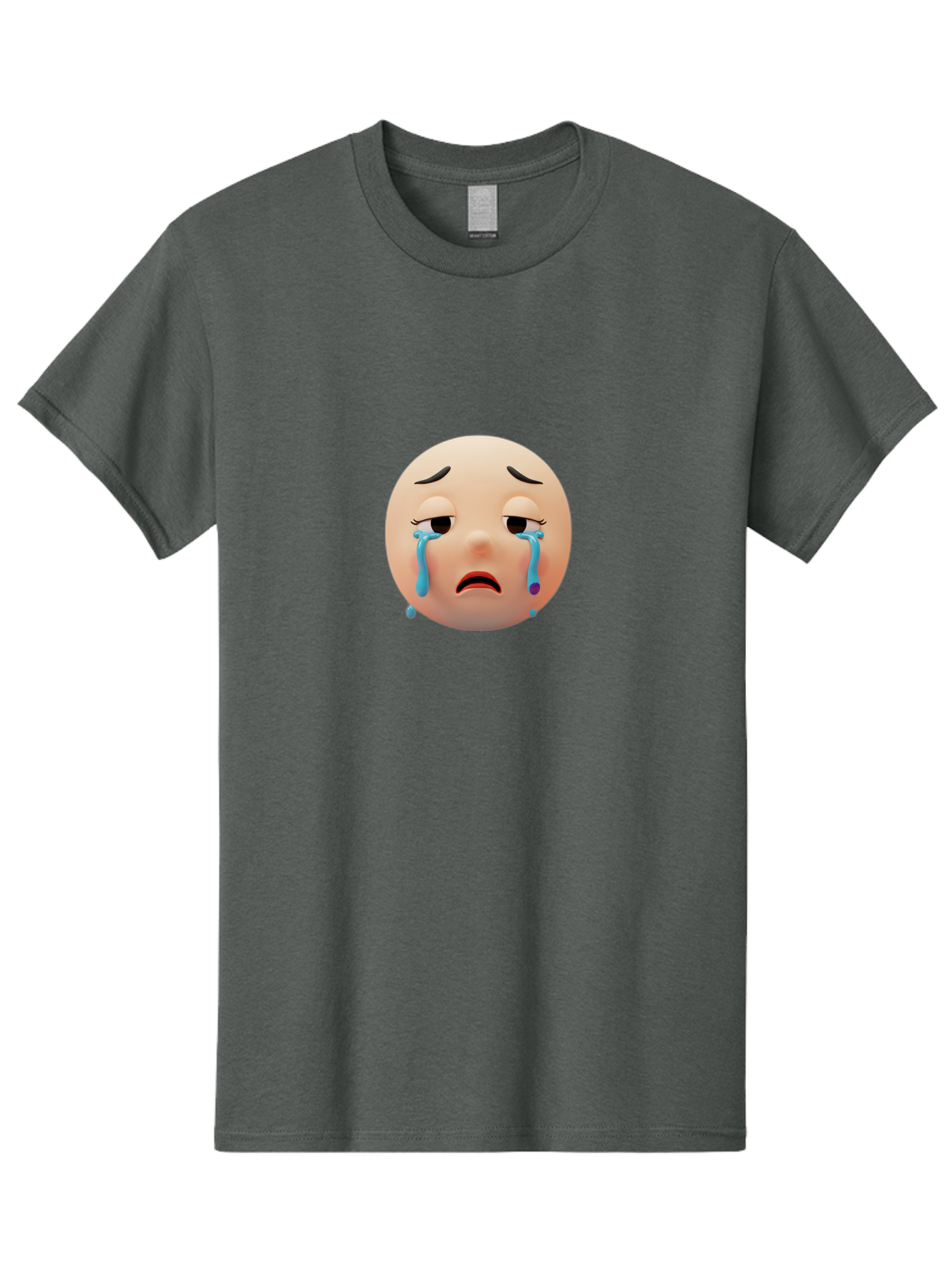 Crying-Face-4 Men'S Graphic Tee, 100% Cotton, Comfortable Casual Summer Wear, Machine Washable, Vintage Camera, Old Camera, Antique Camera, Black Camera, Classic Photography, Photography Equipment, Nostalgic Device, Film Camera, Camera Art Bai754