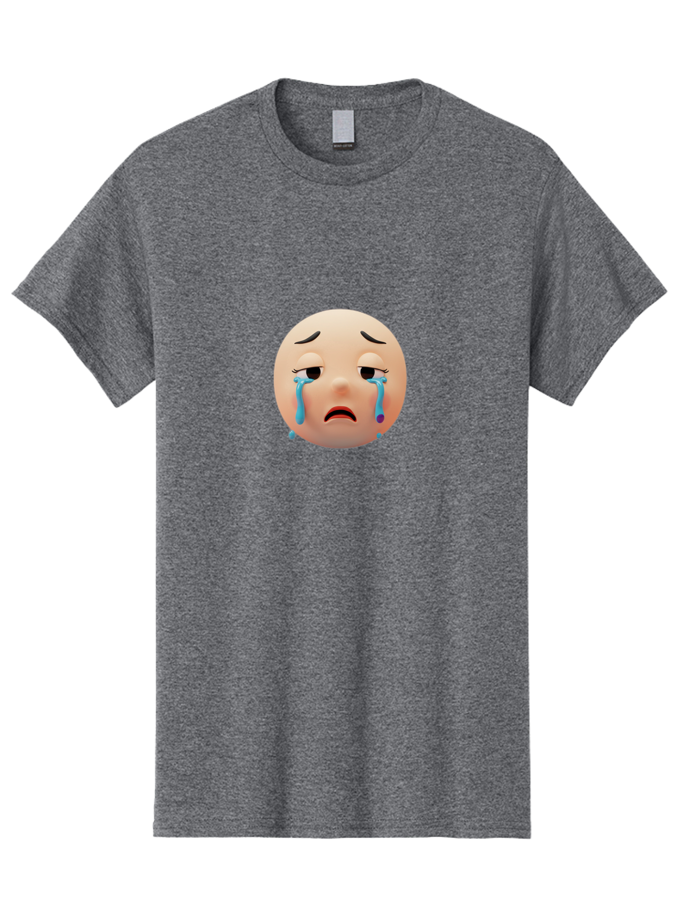 Crying-Face-4 Men'S Graphic Tee, 100% Cotton, Comfortable Casual Summer Wear, Machine Washable, Vintage Camera, Old Camera, Antique Camera, Black Camera, Classic Photography, Photography Equipment, Nostalgic Device, Film Camera, Camera Art Bai754