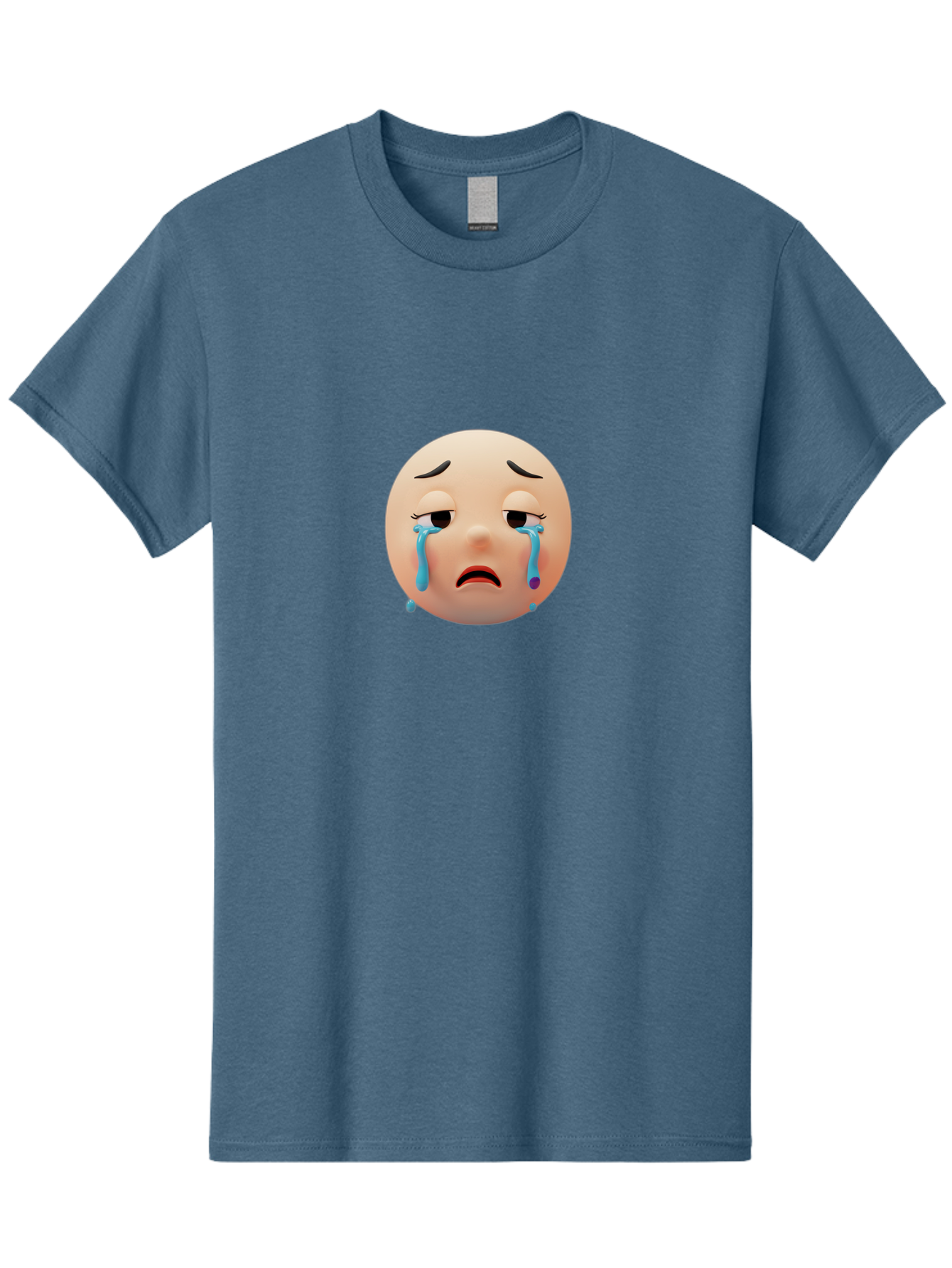 Crying-Face-4 Men'S Graphic Tee, 100% Cotton, Comfortable Casual Summer Wear, Machine Washable, Vintage Camera, Old Camera, Antique Camera, Black Camera, Classic Photography, Photography Equipment, Nostalgic Device, Film Camera, Camera Art Bai754