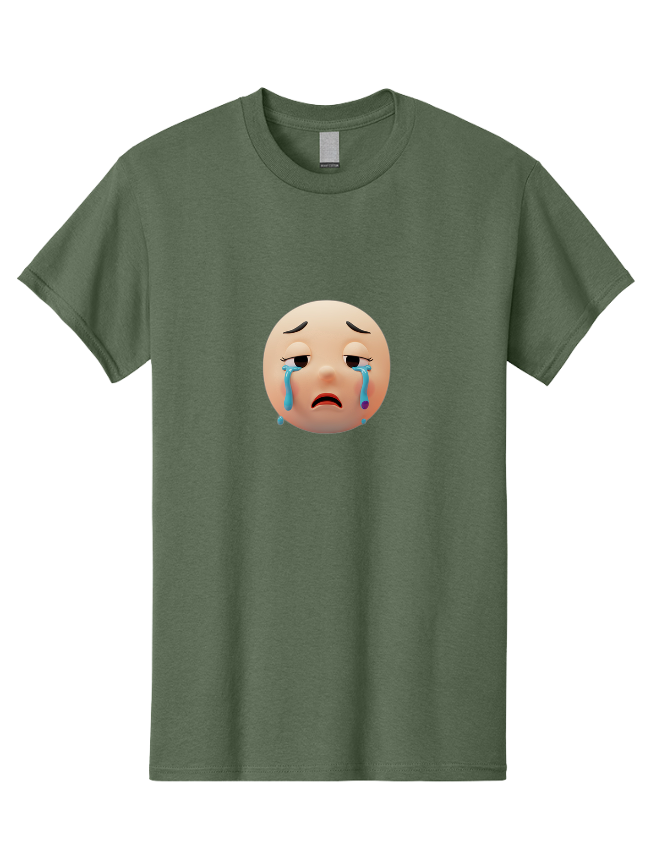 Crying-Face-4 Men'S Graphic Tee, 100% Cotton, Comfortable Casual Summer Wear, Machine Washable, Vintage Camera, Old Camera, Antique Camera, Black Camera, Classic Photography, Photography Equipment, Nostalgic Device, Film Camera, Camera Art Bai754
