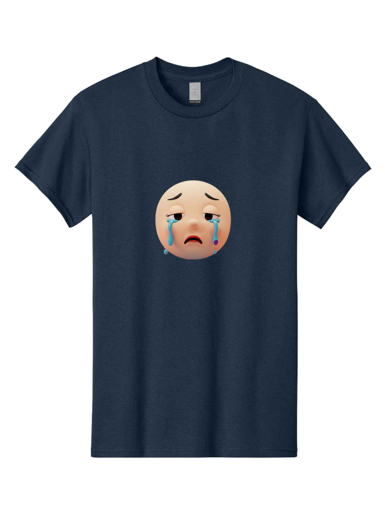 Crying-Face-4 Men'S Graphic Tee, 100% Cotton, Comfortable Casual Summer Wear, Machine Washable, Vintage Camera, Old Camera, Antique Camera, Black Camera, Classic Photography, Photography Equipment, Nostalgic Device, Film Camera, Camera Art Bai754