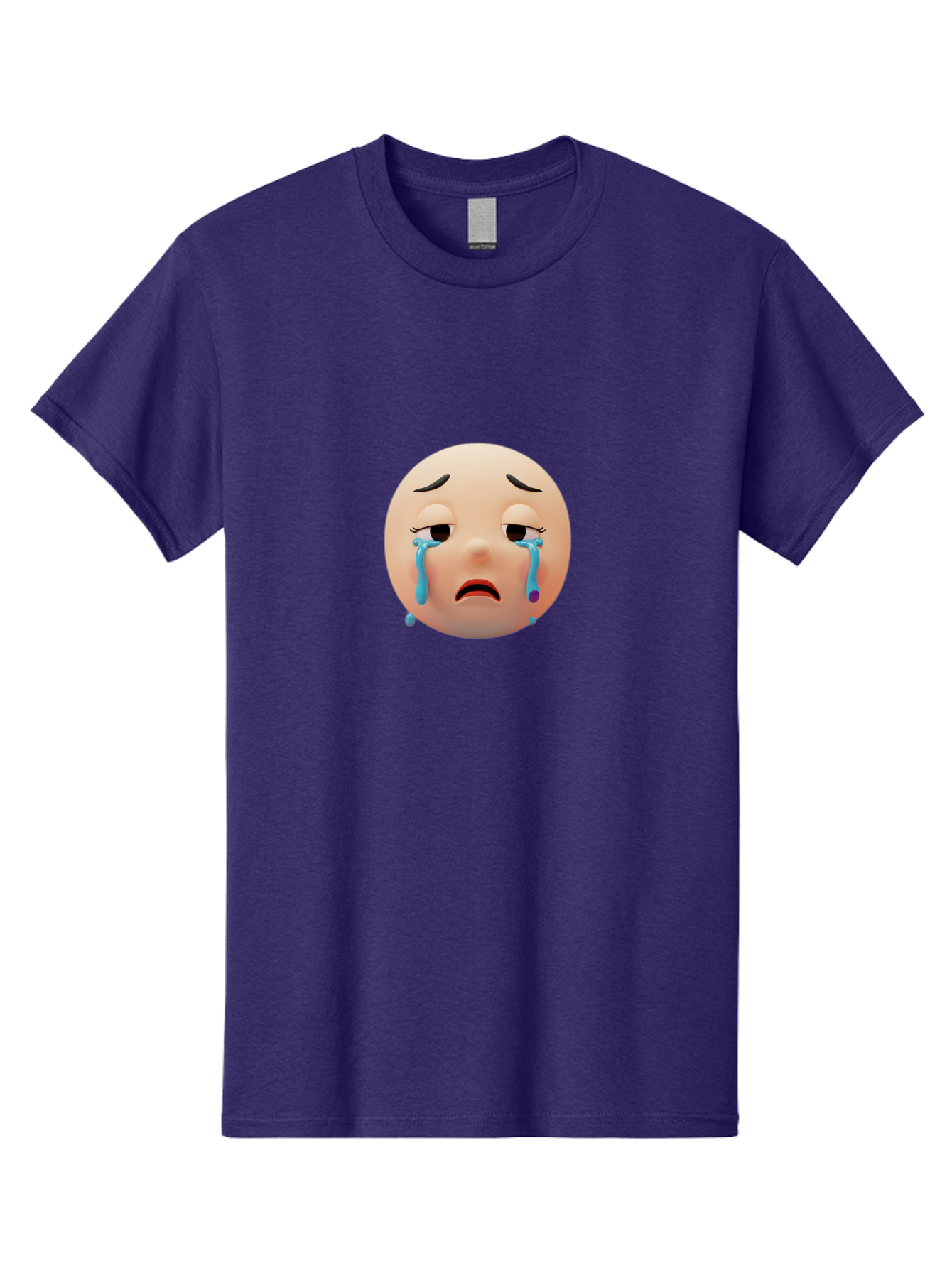 Crying-Face-4 Men'S Graphic Tee, 100% Cotton, Comfortable Casual Summer Wear, Machine Washable, Vintage Camera, Old Camera, Antique Camera, Black Camera, Classic Photography, Photography Equipment, Nostalgic Device, Film Camera, Camera Art Bai754