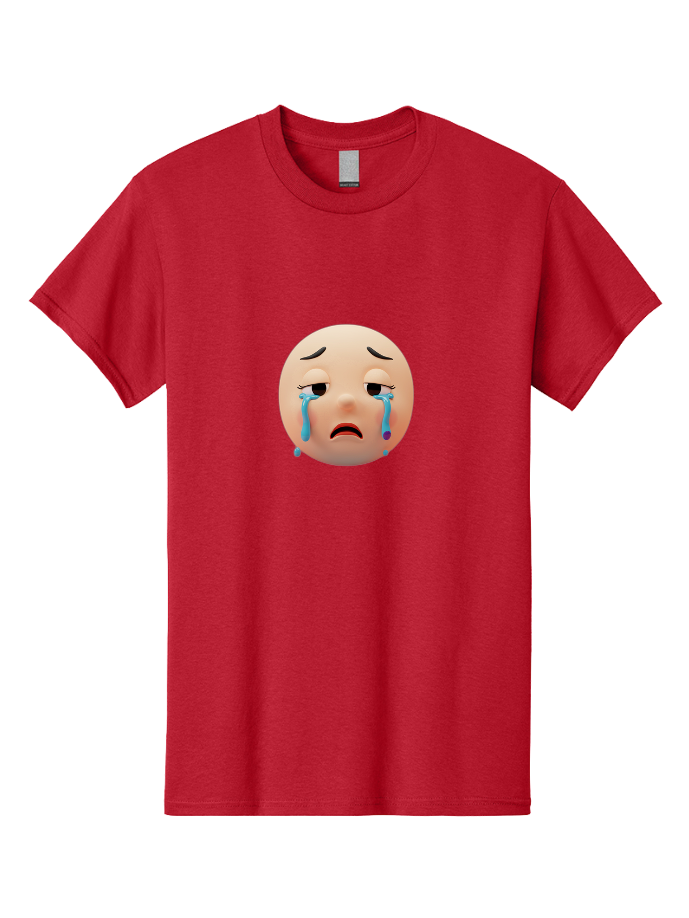 Crying-Face-4 Men'S Graphic Tee, 100% Cotton, Comfortable Casual Summer Wear, Machine Washable, Vintage Camera, Old Camera, Antique Camera, Black Camera, Classic Photography, Photography Equipment, Nostalgic Device, Film Camera, Camera Art Bai754