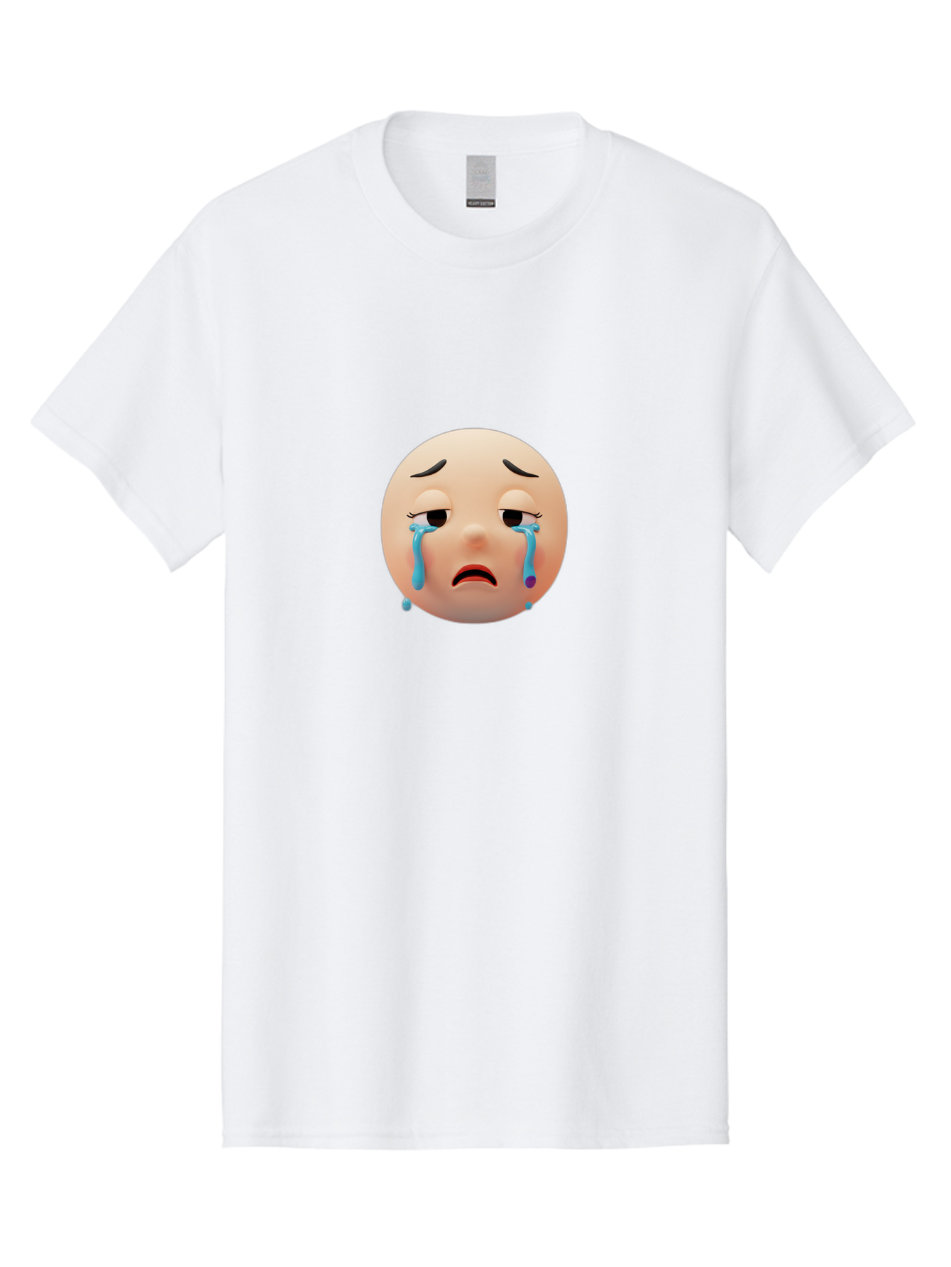 Crying-Face-4 Men'S Graphic Tee, 100% Cotton, Comfortable Casual Summer Wear, Machine Washable, Vintage Camera, Old Camera, Antique Camera, Black Camera, Classic Photography, Photography Equipment, Nostalgic Device, Film Camera, Camera Art Bai754
