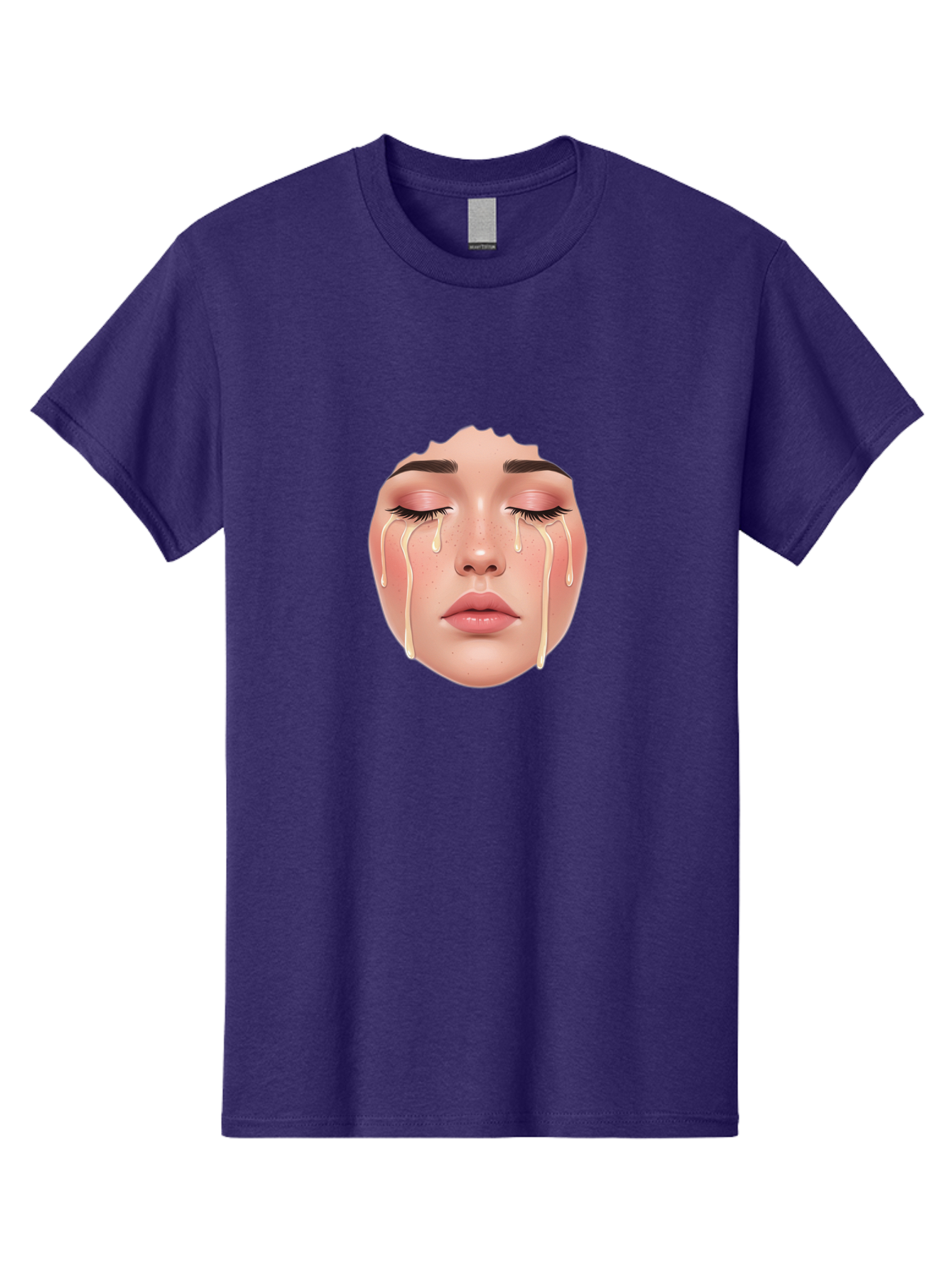 Crying-Face-Mask Men'S Graphic Tee, 100% Cotton, Comfortable Casual Summer Wear, Machine Washable, Vintage Camera, Old Camera, Antique Camera, Black Camera, Classic Photography, Photography Equipment, Nostalgic Device, Film Camera, Camera Art Bai755