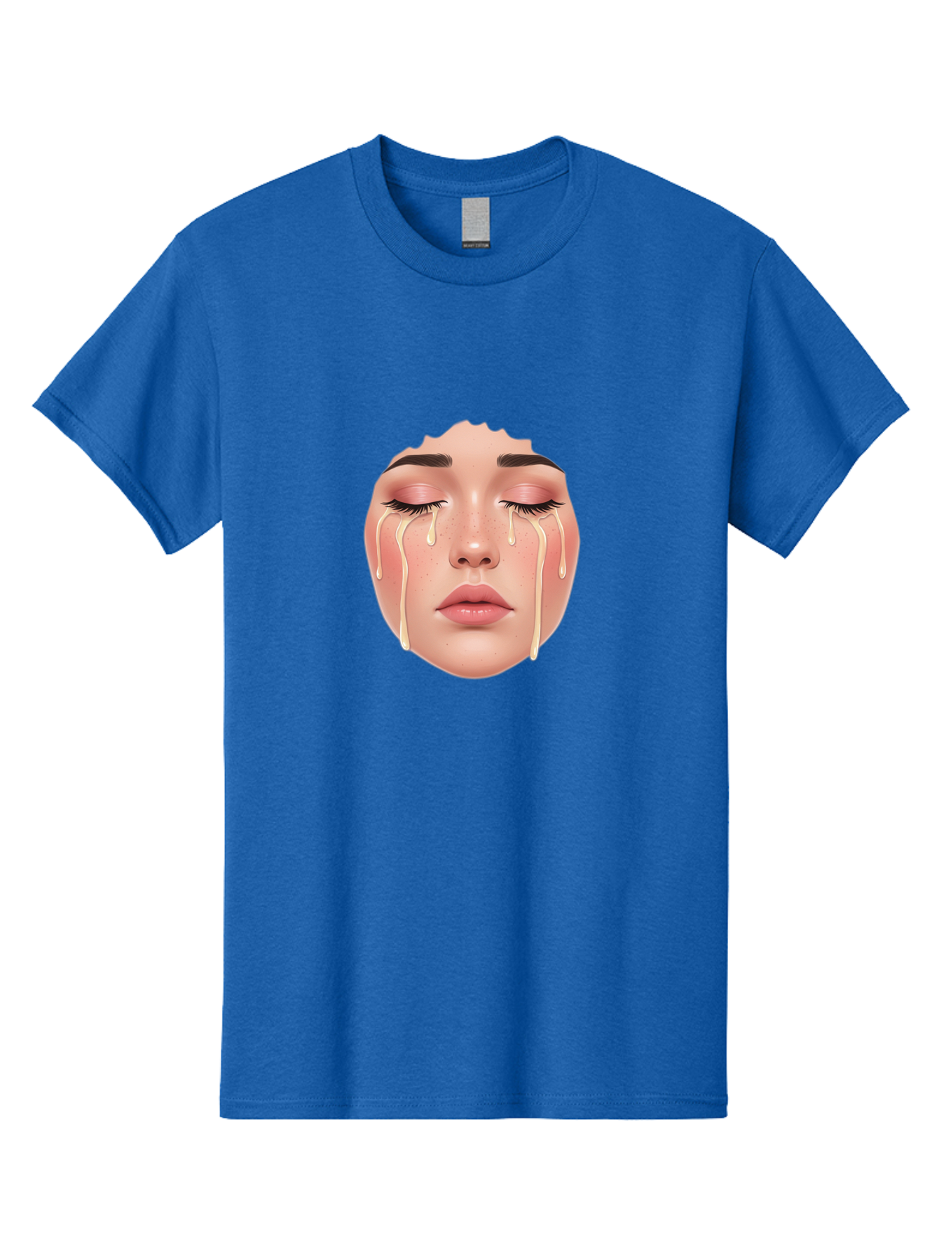 Crying-Face-Mask Men'S Graphic Tee, 100% Cotton, Comfortable Casual Summer Wear, Machine Washable, Vintage Camera, Old Camera, Antique Camera, Black Camera, Classic Photography, Photography Equipment, Nostalgic Device, Film Camera, Camera Art Bai755
