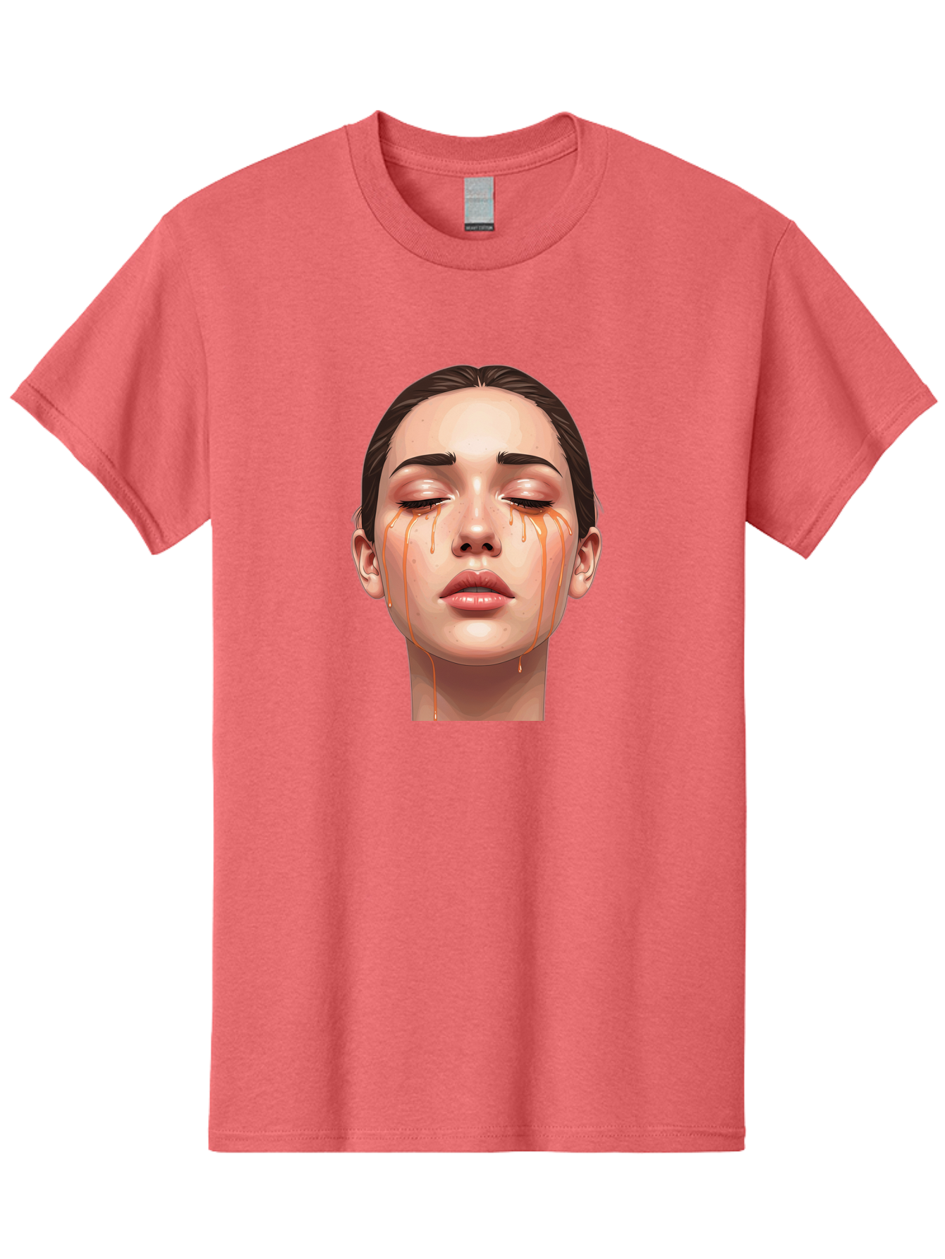 Crying-Woman-1 Men'S Graphic Tee, 100% Cotton, Comfortable Casual Summer Wear, Machine Washable, Vintage Camera, Old Camera, Antique Camera, Black Camera, Classic Photography, Photography Equipment, Nostalgic Device, Film Camera, Camera Art Bai757