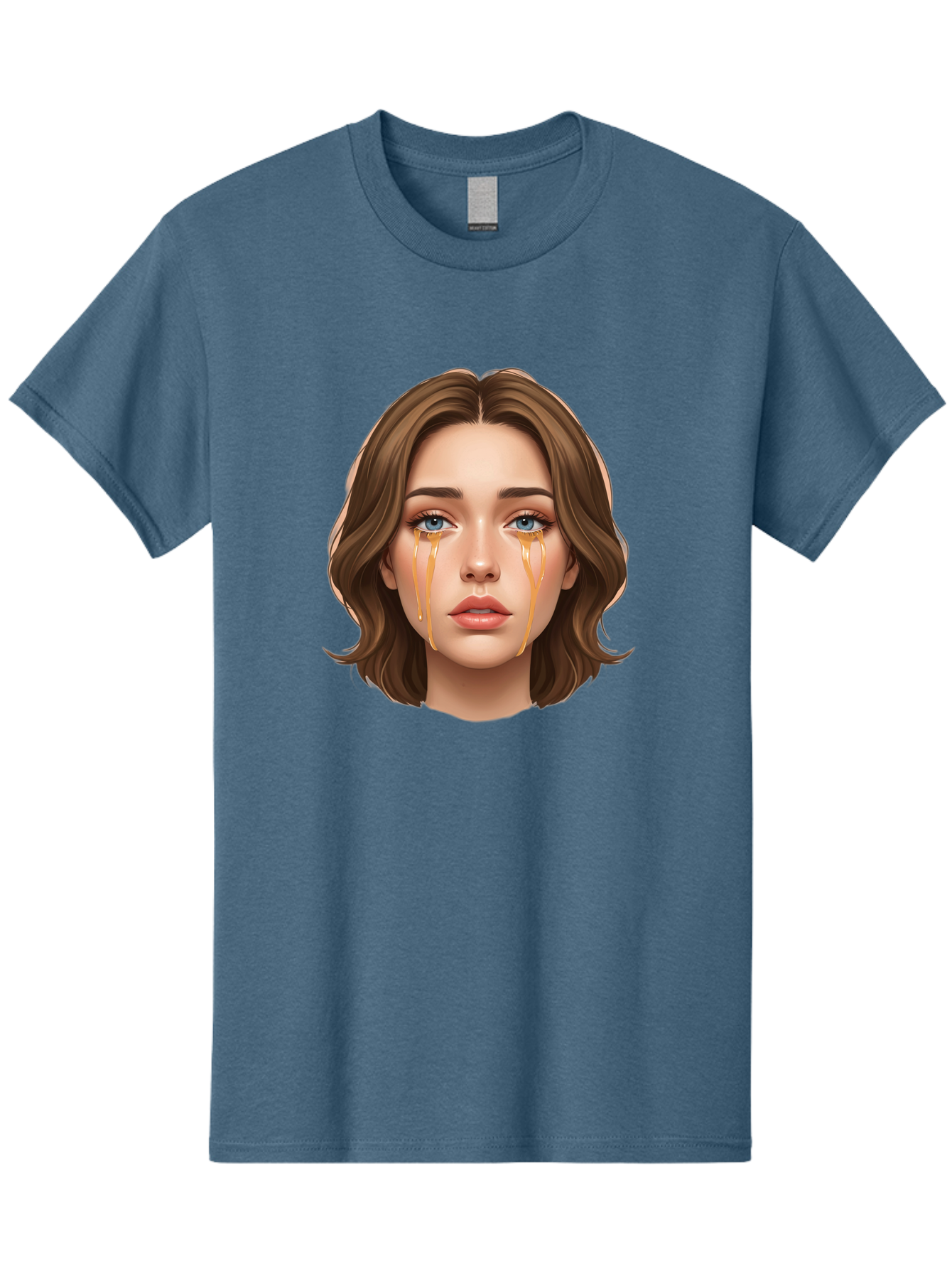 Crying-Woman-2 Men'S Graphic Tee, 100% Cotton, Comfortable Casual Summer Wear, Machine Washable, Vintage Camera, Old Camera, Antique Camera, Black Camera, Classic Photography, Photography Equipment, Nostalgic Device, Film Camera, Camera Art Bai758
