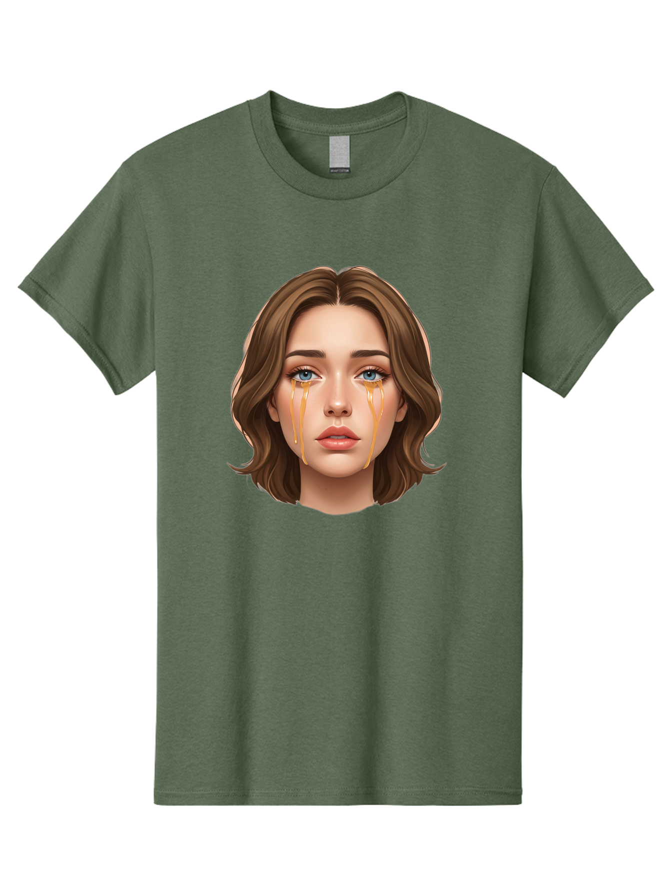Crying-Woman-2 Men'S Graphic Tee, 100% Cotton, Comfortable Casual Summer Wear, Machine Washable, Vintage Camera, Old Camera, Antique Camera, Black Camera, Classic Photography, Photography Equipment, Nostalgic Device, Film Camera, Camera Art Bai758