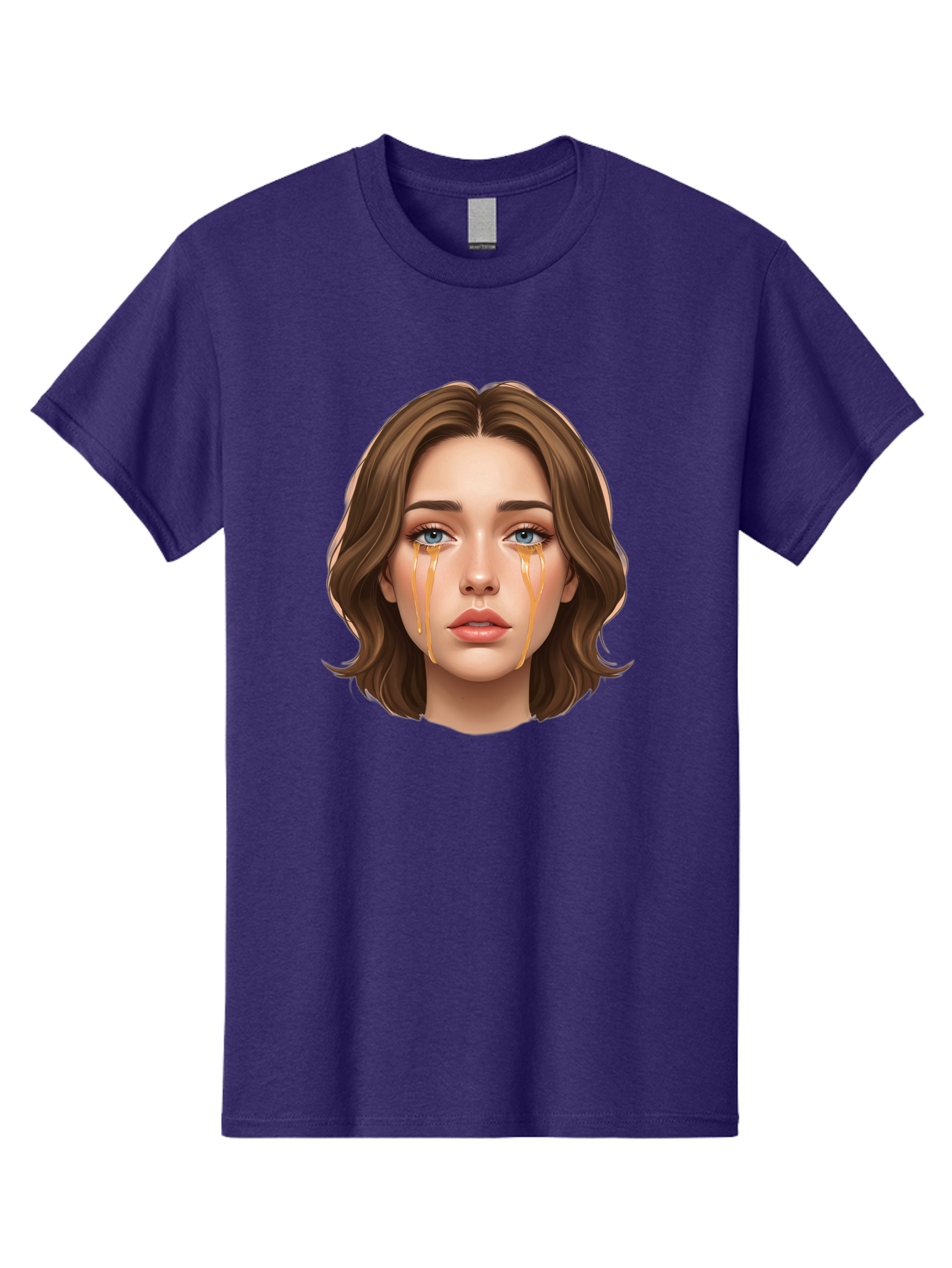 Crying-Woman-2 Men'S Graphic Tee, 100% Cotton, Comfortable Casual Summer Wear, Machine Washable, Vintage Camera, Old Camera, Antique Camera, Black Camera, Classic Photography, Photography Equipment, Nostalgic Device, Film Camera, Camera Art Bai758