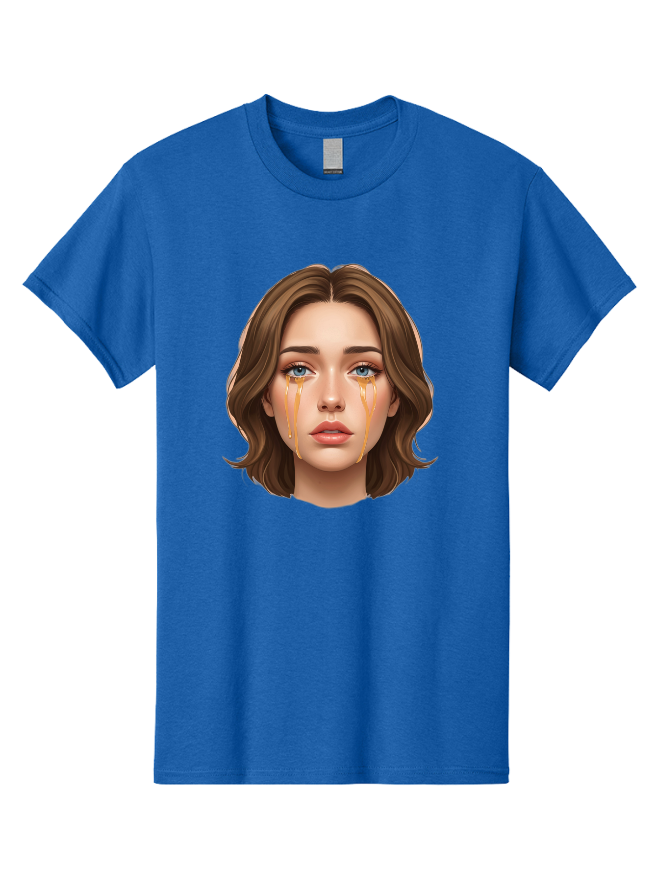 Crying-Woman-2 Men'S Graphic Tee, 100% Cotton, Comfortable Casual Summer Wear, Machine Washable, Vintage Camera, Old Camera, Antique Camera, Black Camera, Classic Photography, Photography Equipment, Nostalgic Device, Film Camera, Camera Art Bai758