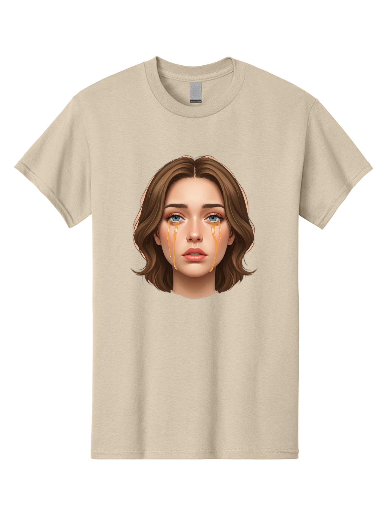 Crying-Woman-2 Men'S Graphic Tee, 100% Cotton, Comfortable Casual Summer Wear, Machine Washable, Vintage Camera, Old Camera, Antique Camera, Black Camera, Classic Photography, Photography Equipment, Nostalgic Device, Film Camera, Camera Art Bai758