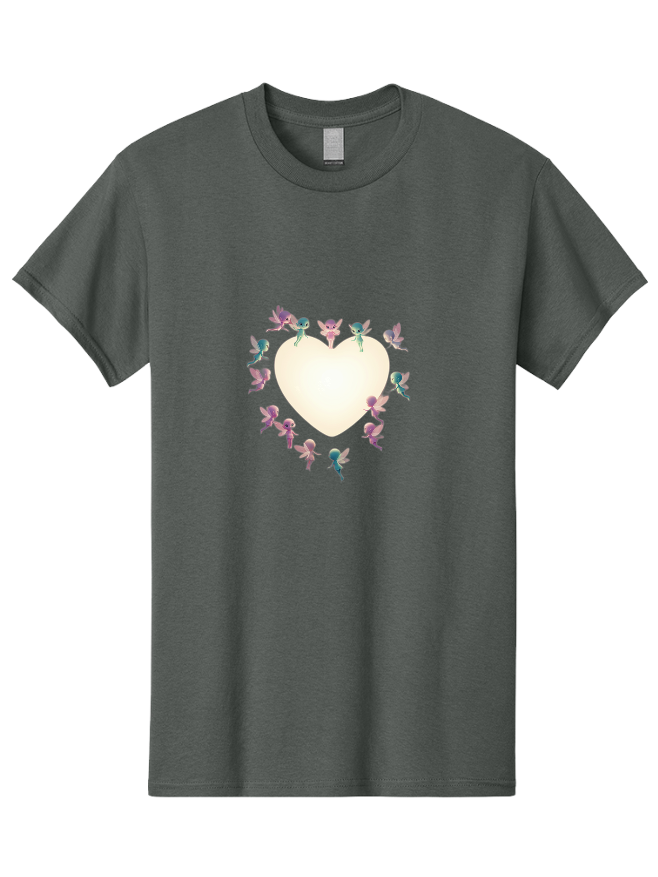 Cupid-Fairies-Heart Men'S Graphic Tee, 100% Cotton, Comfortable Casual Summer Wear, Machine Washable, Vintage Camera, Old Camera, Antique Camera, Black Camera, Classic Photography, Photography Equipment, Nostalgic Device, Film Camera, Bai760
