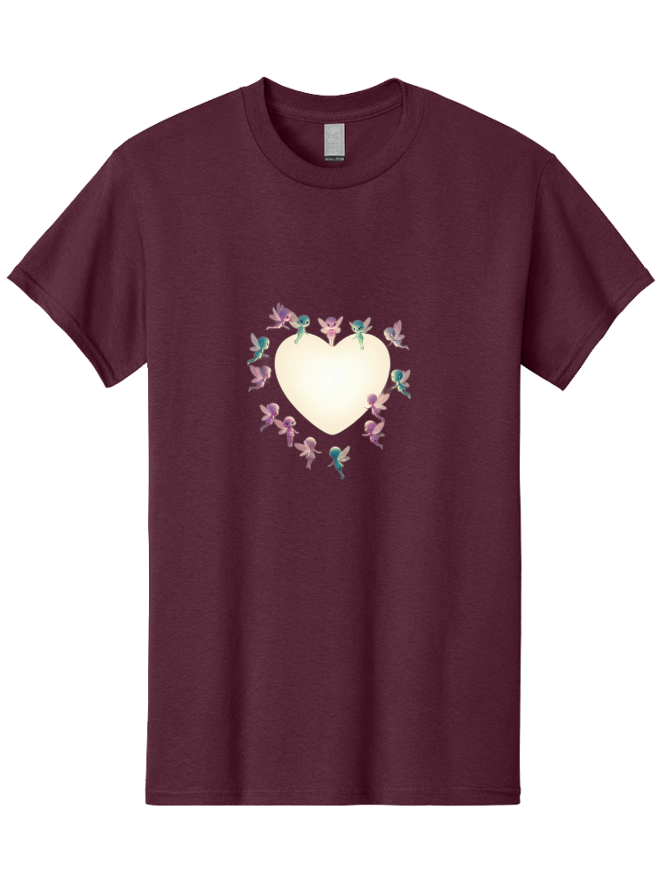 Cupid-Fairies-Heart Men'S Graphic Tee, 100% Cotton, Comfortable Casual Summer Wear, Machine Washable, Vintage Camera, Old Camera, Antique Camera, Black Camera, Classic Photography, Photography Equipment, Nostalgic Device, Film Camera, Bai760