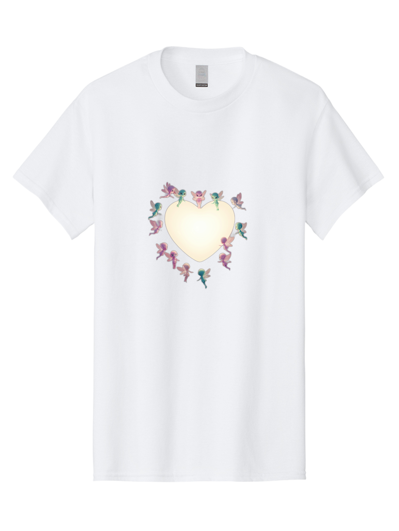 Cupid-Fairies-Heart Men'S Graphic Tee, 100% Cotton, Comfortable Casual Summer Wear, Machine Washable, Vintage Camera, Old Camera, Antique Camera, Black Camera, Classic Photography, Photography Equipment, Nostalgic Device, Film Camera, Bai760