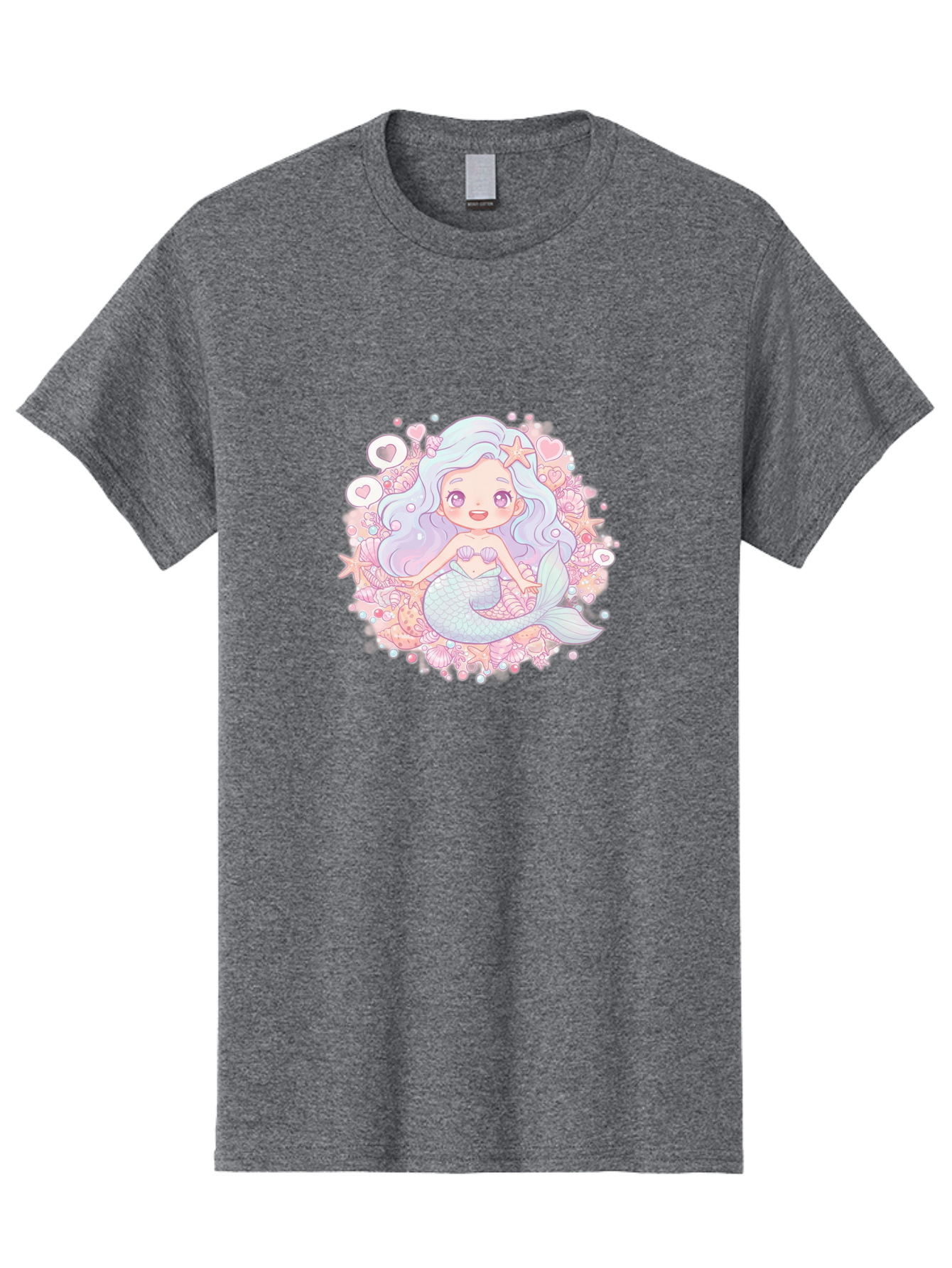Cute-Mermaid-Girl-1 Men'S Graphic Tee, 100% Cotton, Comfortable Casual Summer Wear, Machine Washable, Vintage Camera, Old Camera, Antique Camera, Black Camera, Classic Photography, Photography Equipment, Nostalgic Device, Film Camera, Bai764