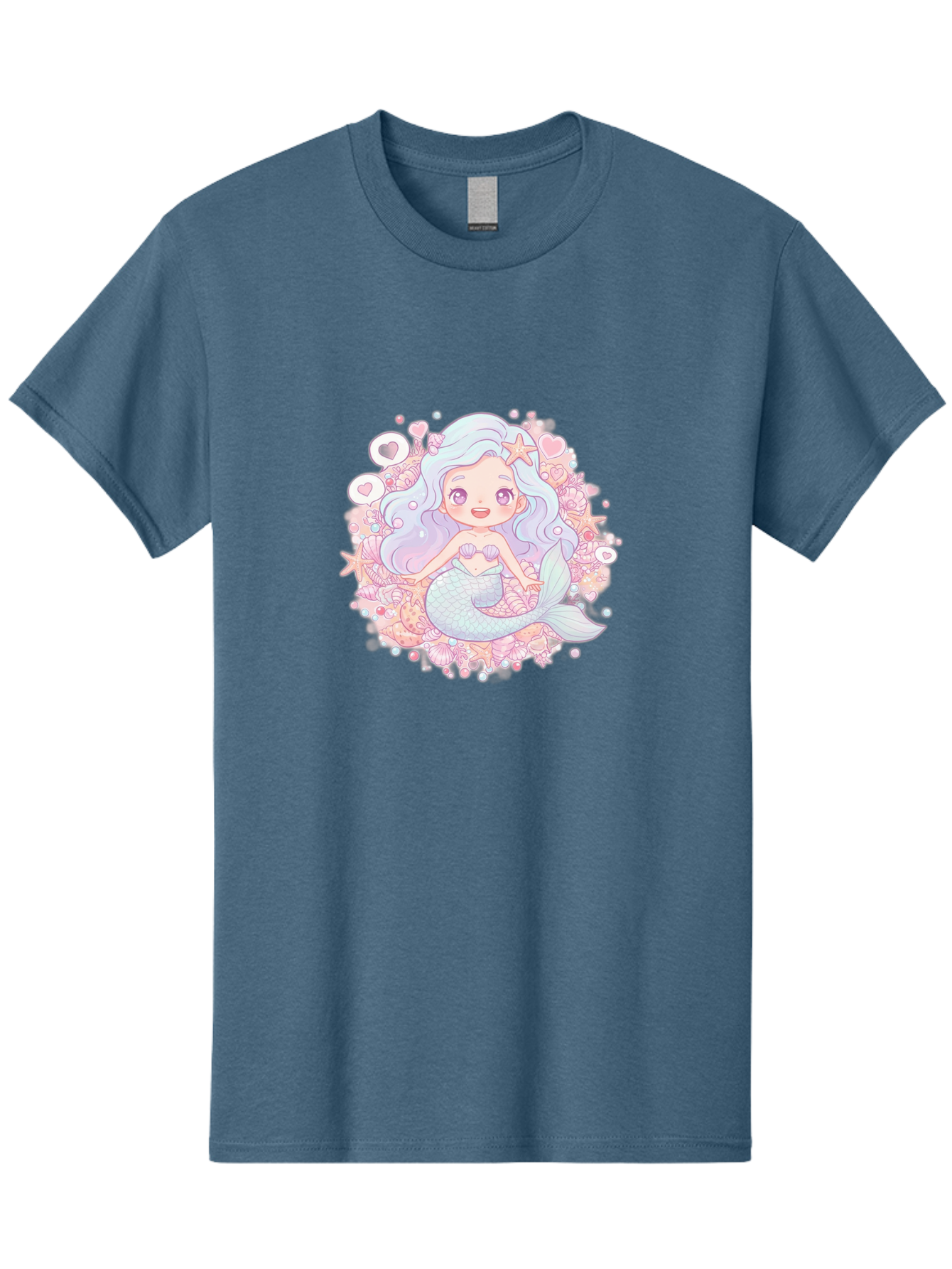 Cute-Mermaid-Girl-1 Men'S Graphic Tee, 100% Cotton, Comfortable Casual Summer Wear, Machine Washable, Vintage Camera, Old Camera, Antique Camera, Black Camera, Classic Photography, Photography Equipment, Nostalgic Device, Film Camera, Bai764