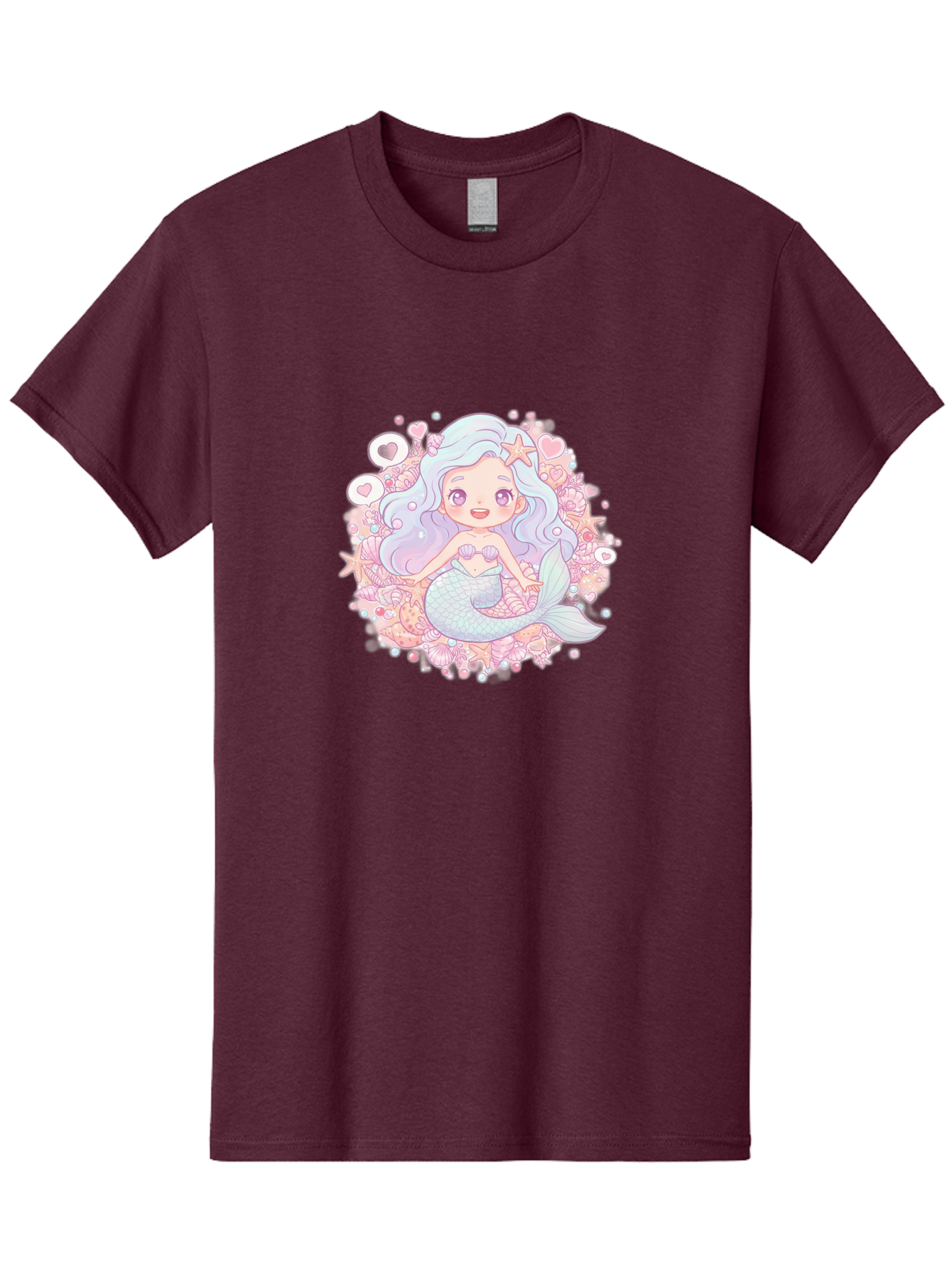 Cute-Mermaid-Girl-1 Men'S Graphic Tee, 100% Cotton, Comfortable Casual Summer Wear, Machine Washable, Vintage Camera, Old Camera, Antique Camera, Black Camera, Classic Photography, Photography Equipment, Nostalgic Device, Film Camera, Bai764