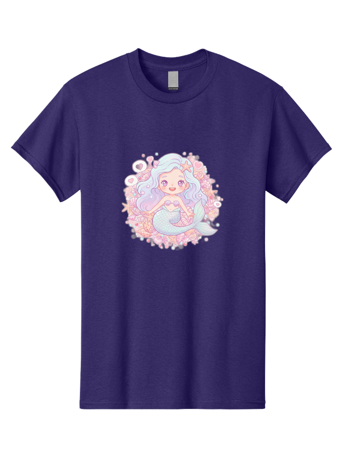 Cute-Mermaid-Girl-1 Men'S Graphic Tee, 100% Cotton, Comfortable Casual Summer Wear, Machine Washable, Vintage Camera, Old Camera, Antique Camera, Black Camera, Classic Photography, Photography Equipment, Nostalgic Device, Film Camera, Bai764