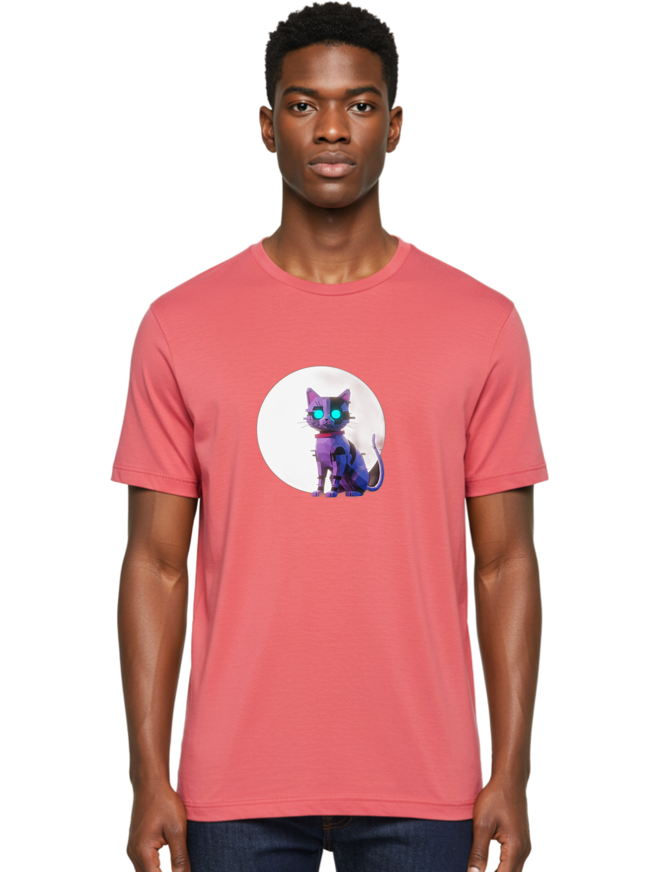 Cybernetic-Cat Men'S Graphic Tee, 100% Cotton, Comfortable Casual Summer Wear, Machine Washable, Vintage Camera, Old Camera, Antique Camera, Black Camera, Classic Photography, Photography Equipment, Nostalgic Device, Film Camera, Camera Art Bai767