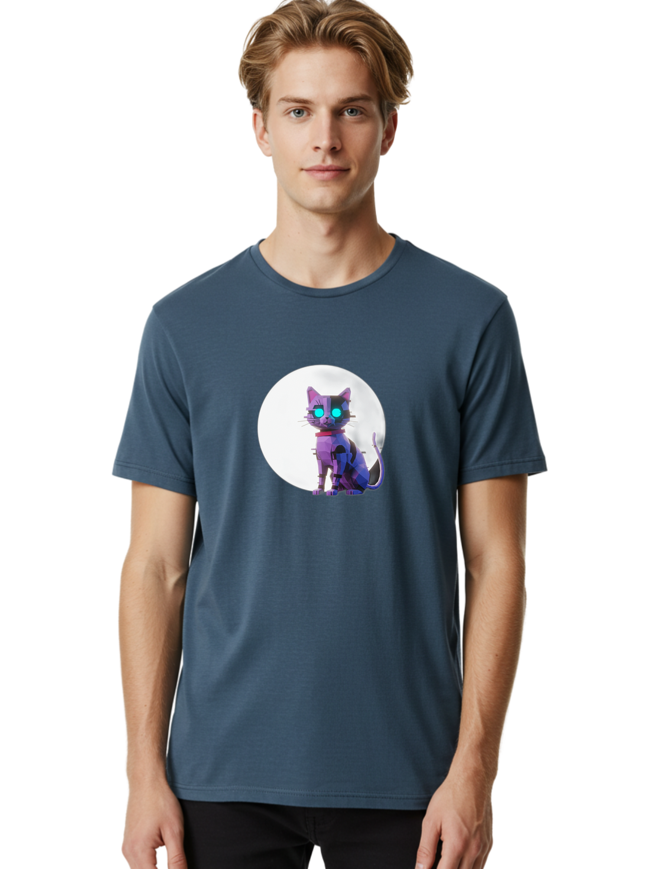 Cybernetic-Cat Men'S Graphic Tee, 100% Cotton, Comfortable Casual Summer Wear, Machine Washable, Vintage Camera, Old Camera, Antique Camera, Black Camera, Classic Photography, Photography Equipment, Nostalgic Device, Film Camera, Camera Art Bai767