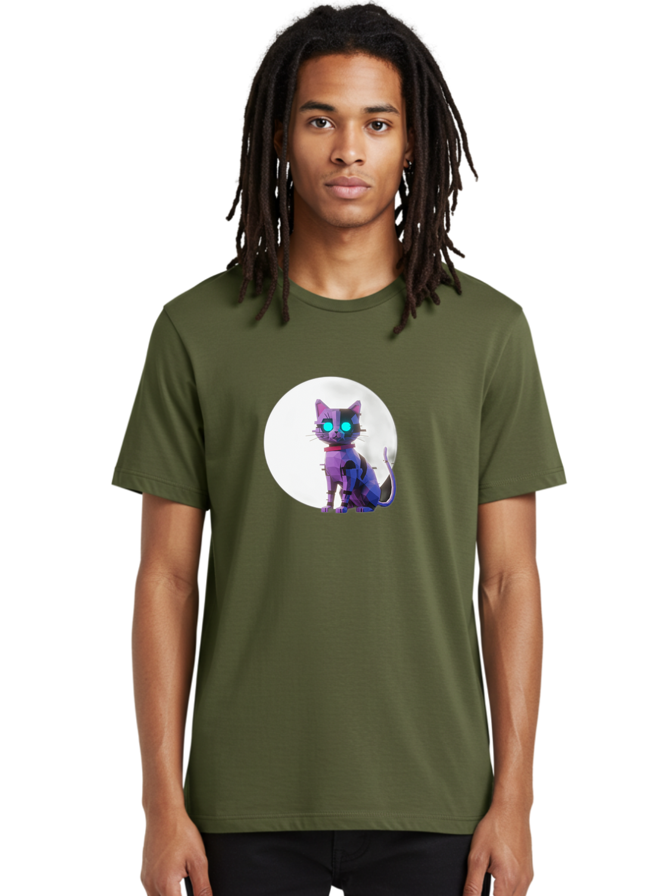 Cybernetic-Cat Men'S Graphic Tee, 100% Cotton, Comfortable Casual Summer Wear, Machine Washable, Vintage Camera, Old Camera, Antique Camera, Black Camera, Classic Photography, Photography Equipment, Nostalgic Device, Film Camera, Camera Art Bai767