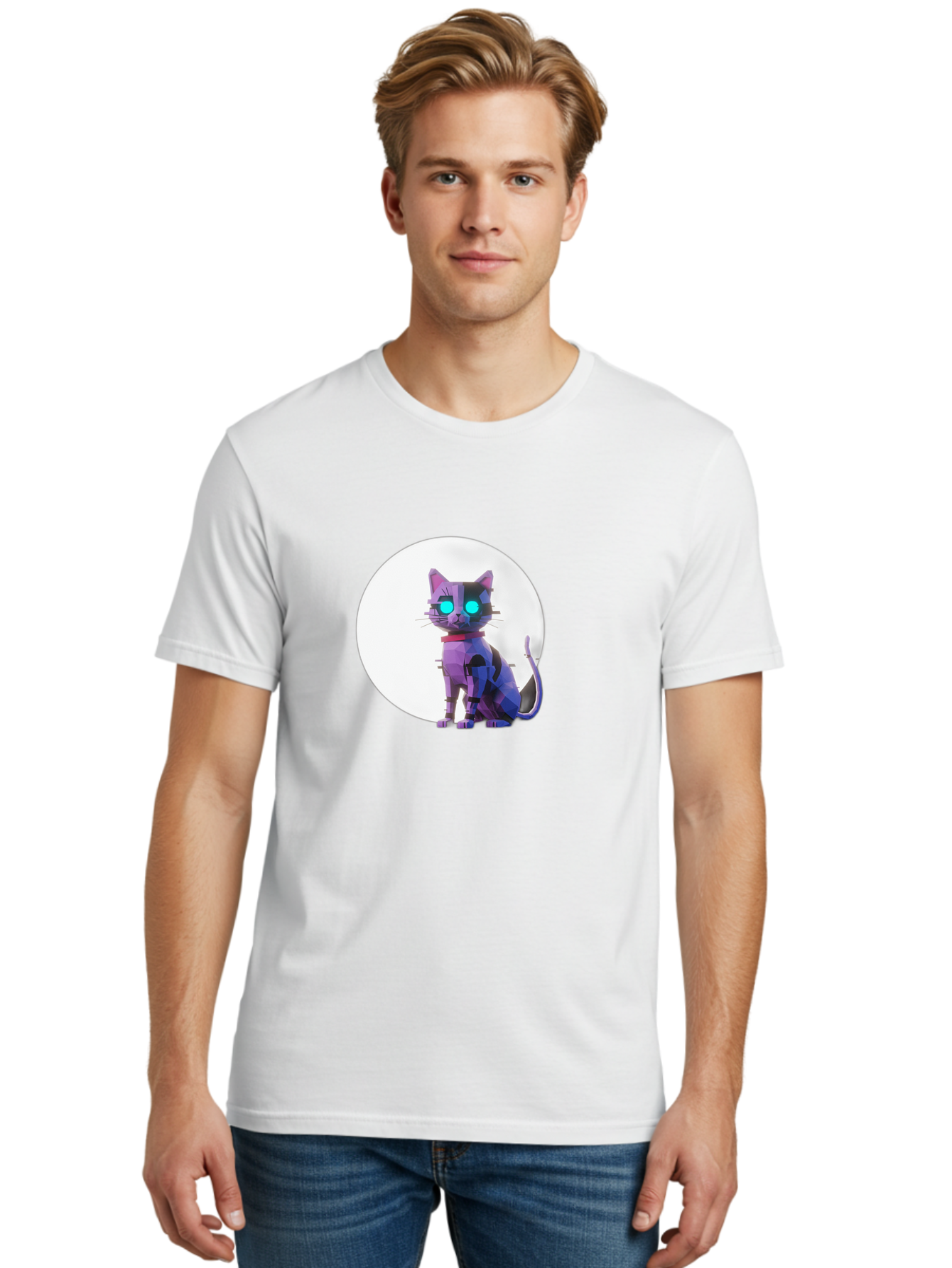 Cybernetic-Cat Men'S Graphic Tee, 100% Cotton, Comfortable Casual Summer Wear, Machine Washable, Vintage Camera, Old Camera, Antique Camera, Black Camera, Classic Photography, Photography Equipment, Nostalgic Device, Film Camera, Camera Art Bai767