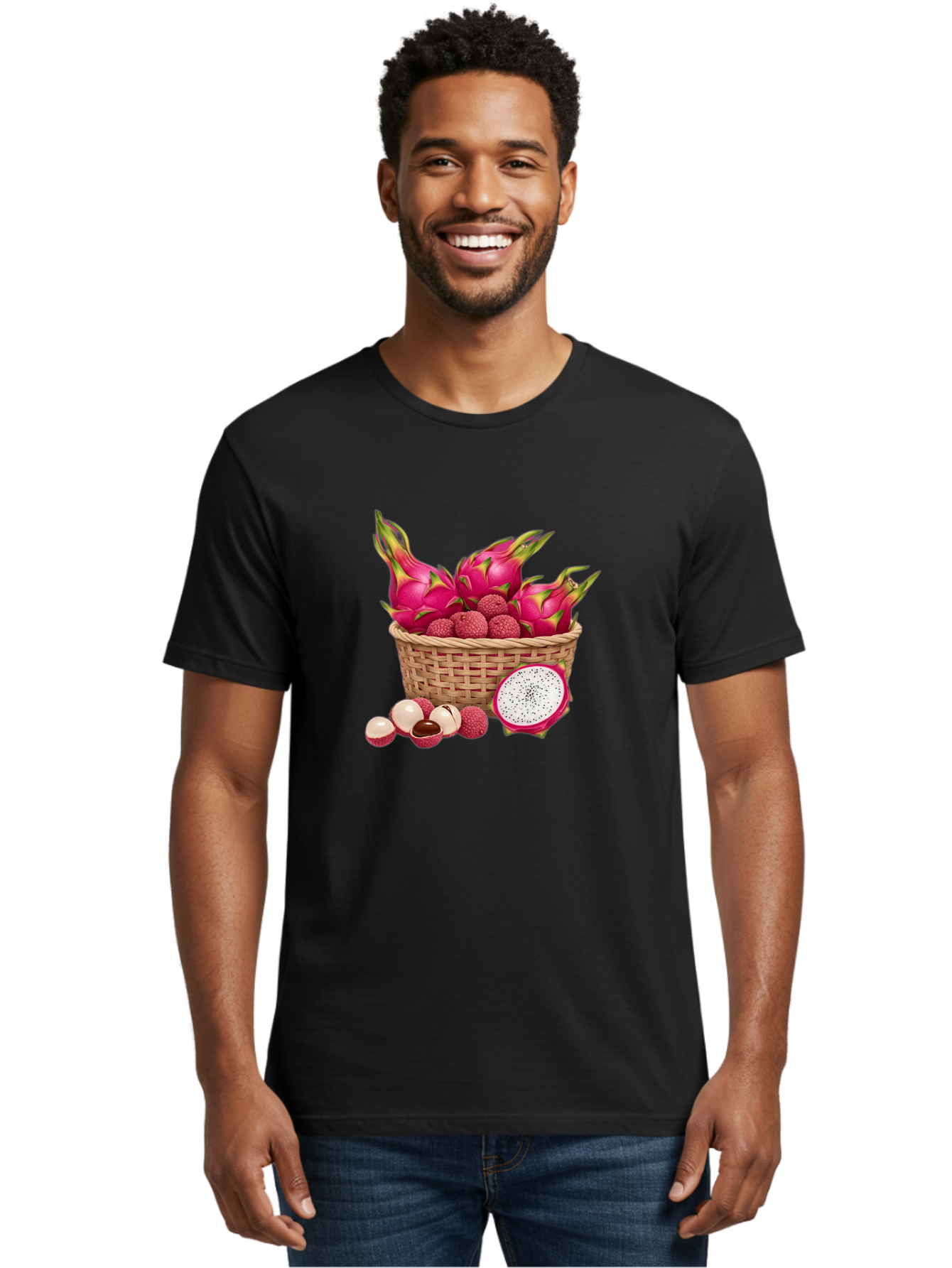 Dragon-Fruit-And-Lychee Men'S Graphic Tee, 100% Cotton, Comfortable Casual Summer Wear, Machine Washable, Vintage Camera, Old Camera, Antique Camera, Black Camera, Classic Photography, Photography Equipment, Nostalgic Device, Film Camera, Bai770