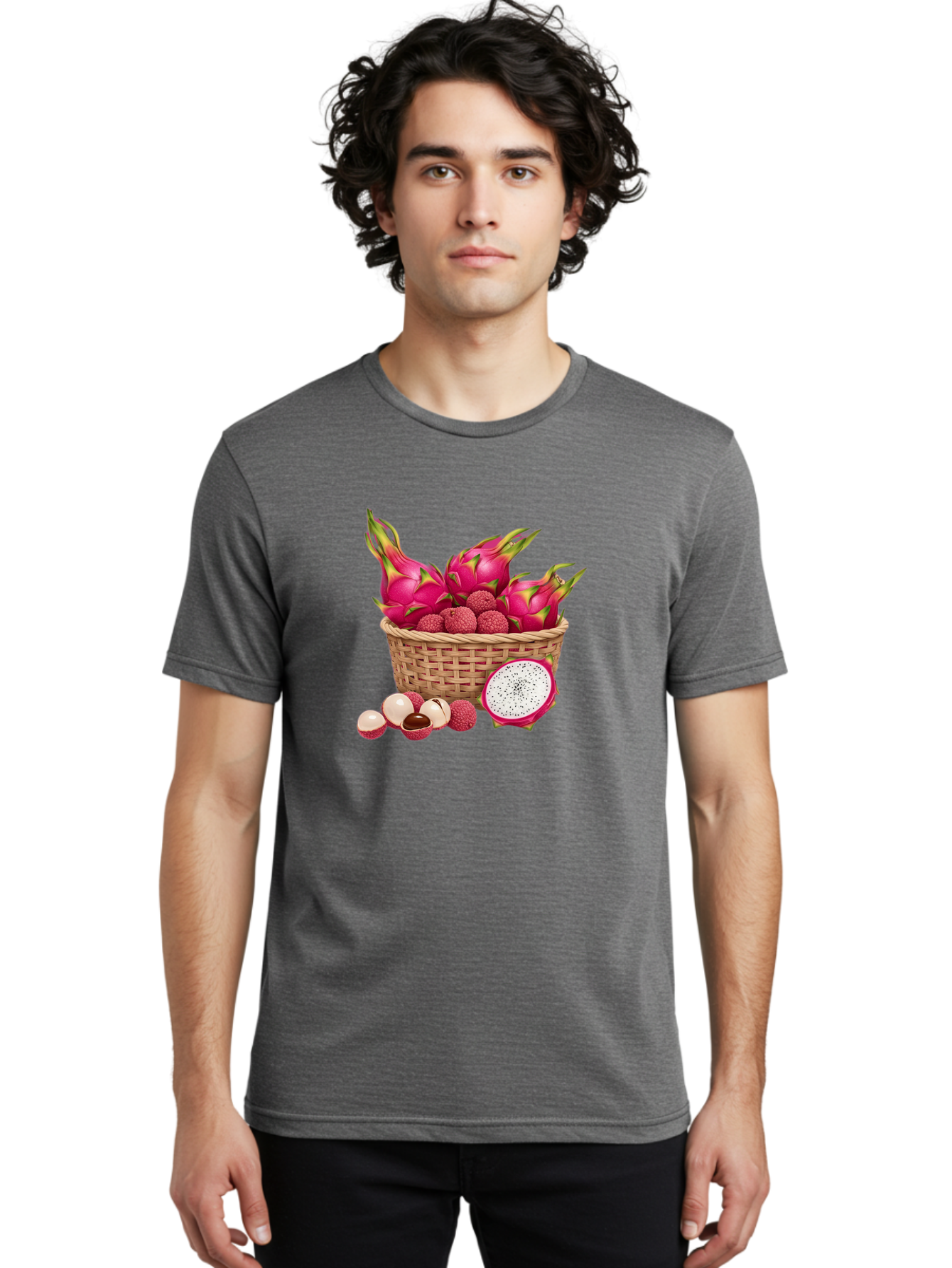 Dragon-Fruit-And-Lychee Men'S Graphic Tee, 100% Cotton, Comfortable Casual Summer Wear, Machine Washable, Vintage Camera, Old Camera, Antique Camera, Black Camera, Classic Photography, Photography Equipment, Nostalgic Device, Film Camera, Bai770
