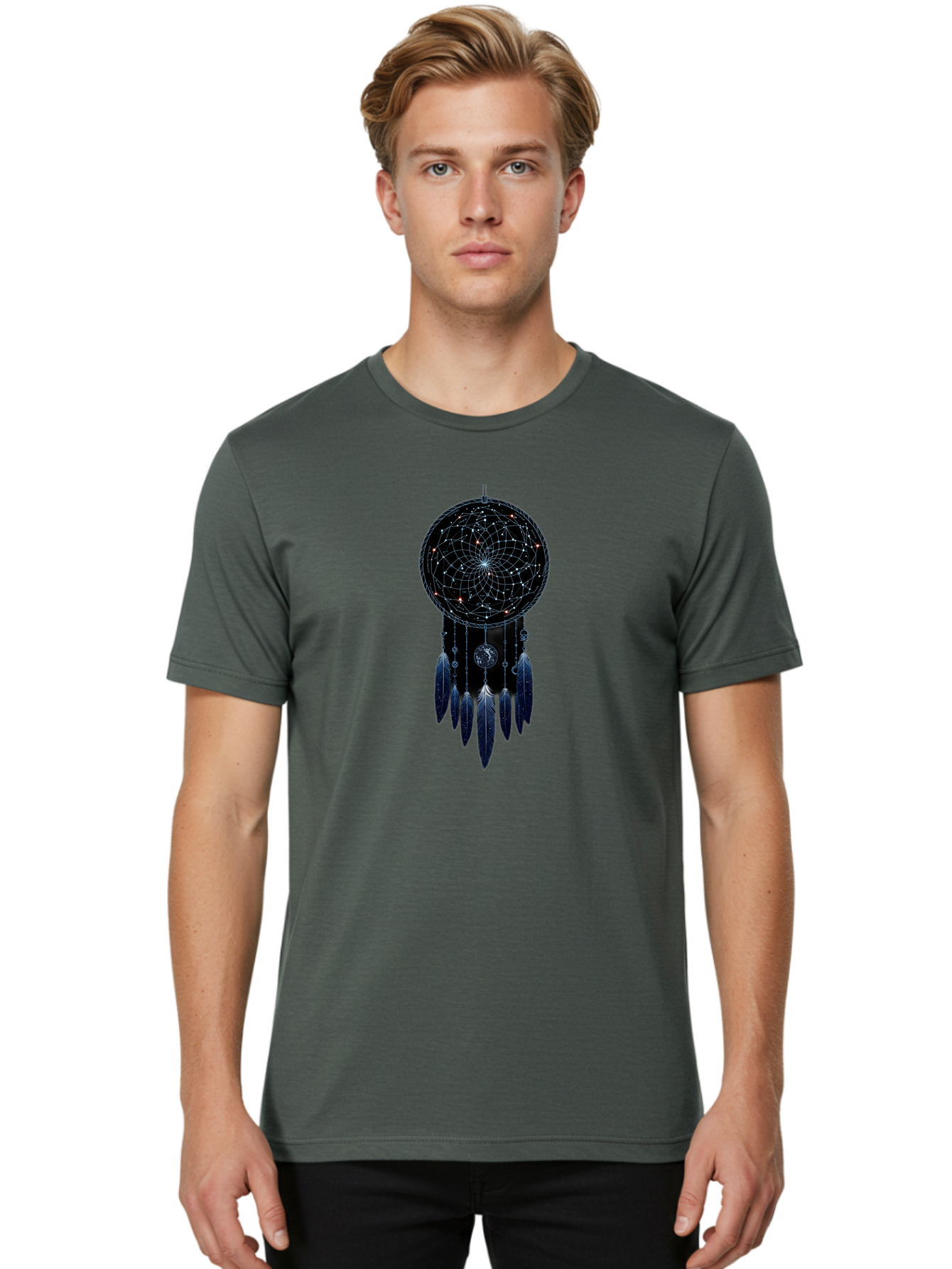 Dreamcatcher-2 Men'S Graphic Tee, 100% Cotton, Comfortable Casual Summer Wear, Machine Washable, Vintage Camera, Old Camera, Antique Camera, Black Camera, Classic Photography, Photography Equipment, Nostalgic Device, Film Camera, Camera Art Bai772
