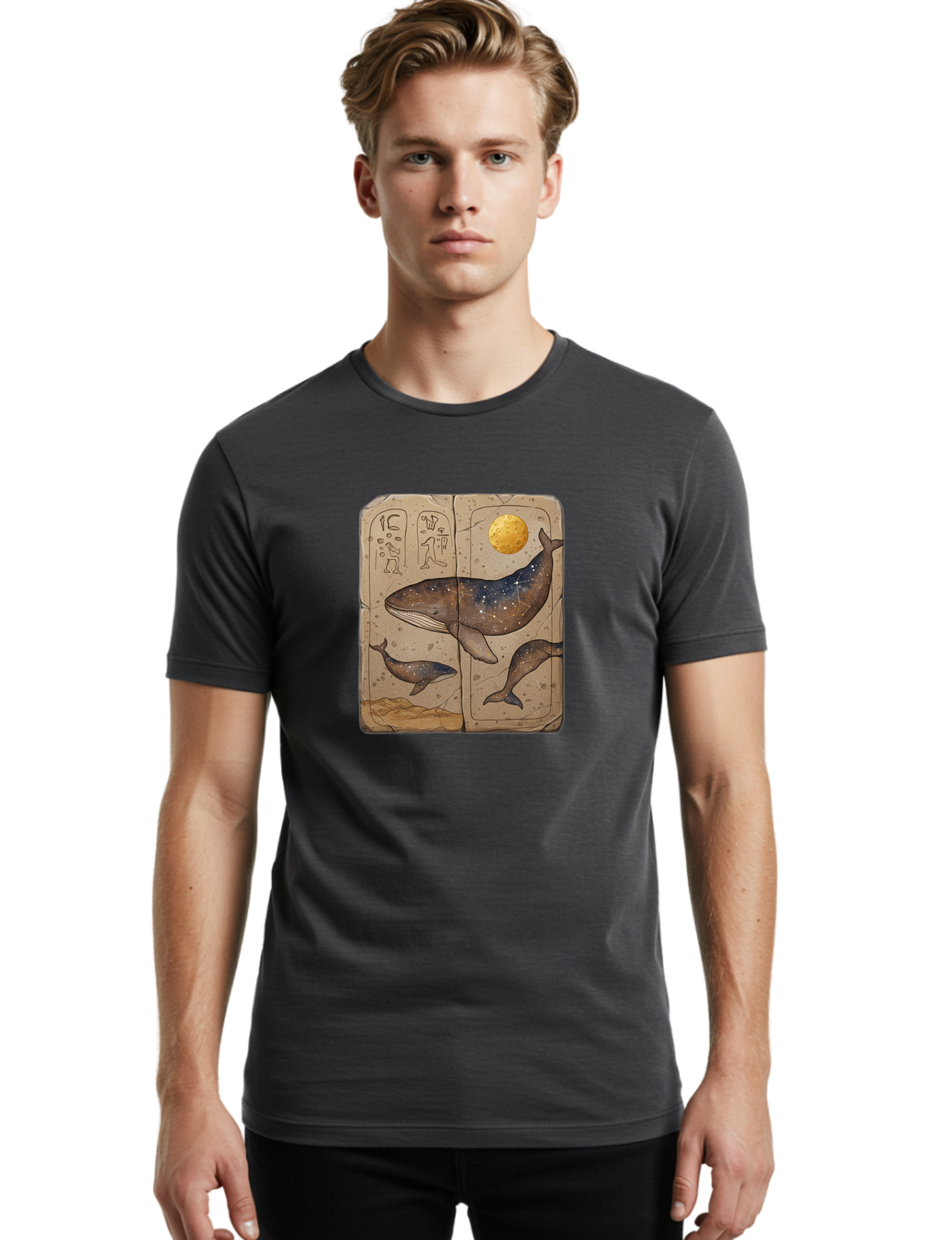 Egyptian-Whale Men'S Graphic Tee, 100% Cotton, Comfortable Casual Summer Wear, Machine Washable, Vintage Camera, Old Camera, Antique Camera, Black Camera, Classic Photography, Photography Equipment, Nostalgic Device, Film Camera, Camera Art Bai779