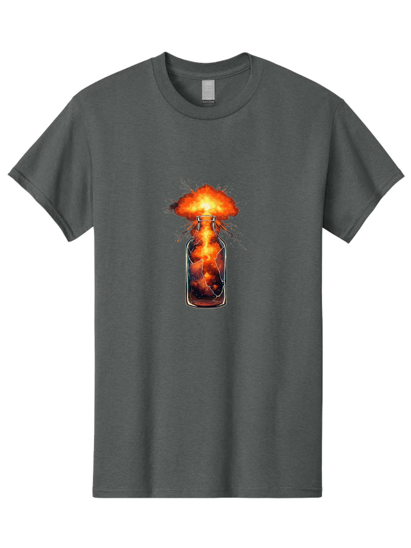 Exploding-Bottle Men'S Graphic Tee, 100% Cotton, Comfortable Casual Summer Wear, Machine Washable, Vintage Camera, Old Camera, Antique Camera, Black Camera, Classic Photography, Photography Equipment, Nostalgic Device, Film Camera, Camera Art Bai781