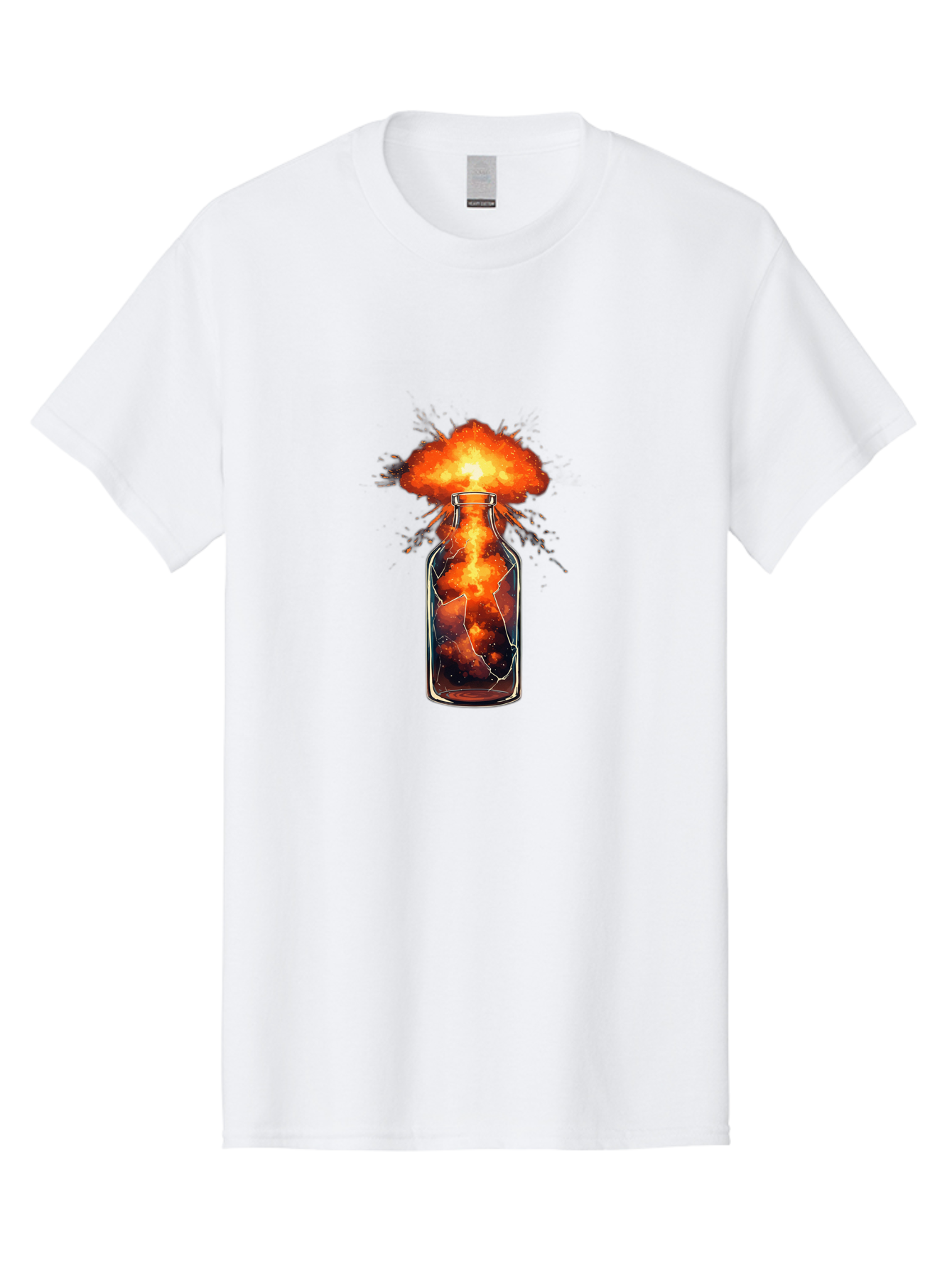 Exploding-Bottle Men'S Graphic Tee, 100% Cotton, Comfortable Casual Summer Wear, Machine Washable, Vintage Camera, Old Camera, Antique Camera, Black Camera, Classic Photography, Photography Equipment, Nostalgic Device, Film Camera, Camera Art Bai781