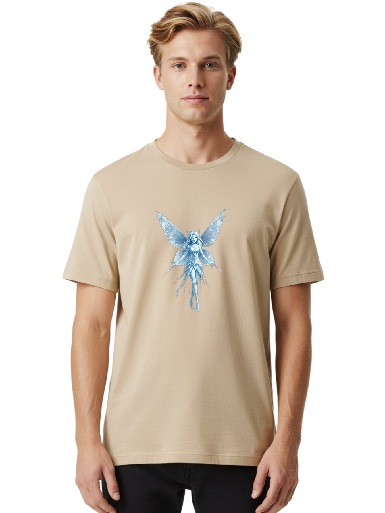 Fairy-2 Men'S Graphic Tee, 100% Cotton, Comfortable Casual Summer Wear, Machine Washable, Vintage Camera, Old Camera, Antique Camera, Black Camera, Classic Photography, Photography Equipment, Nostalgic Device, Film Camera, Camera Art Bai787