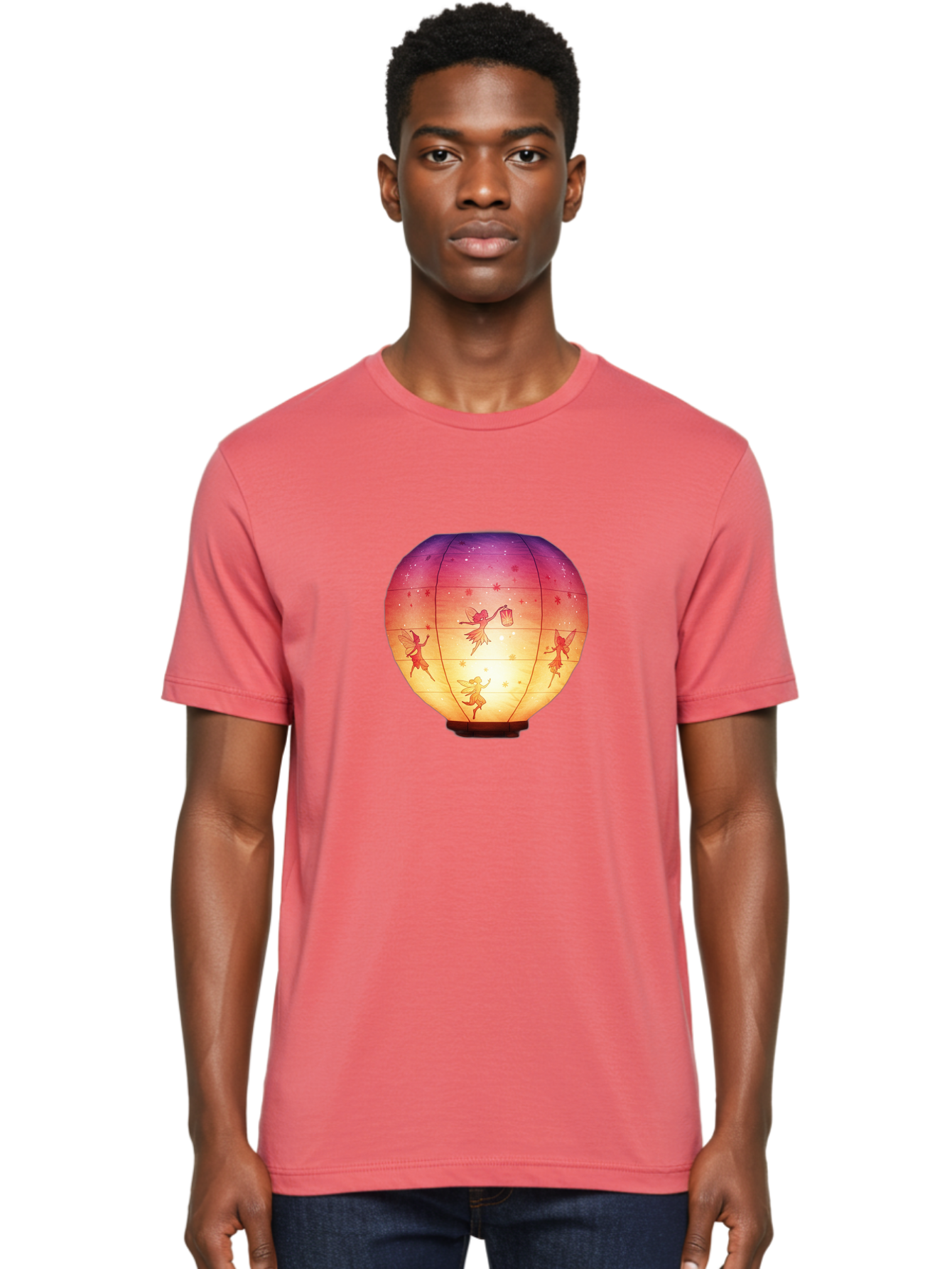 Fairy-Lantern-1 Men'S Graphic Tee, 100% Cotton, Comfortable Casual Summer Wear, Machine Washable, Vintage Camera, Old Camera, Antique Camera, Black Camera, Classic Photography, Photography Equipment, Nostalgic Device, Film Camera, Camera Art Bai791