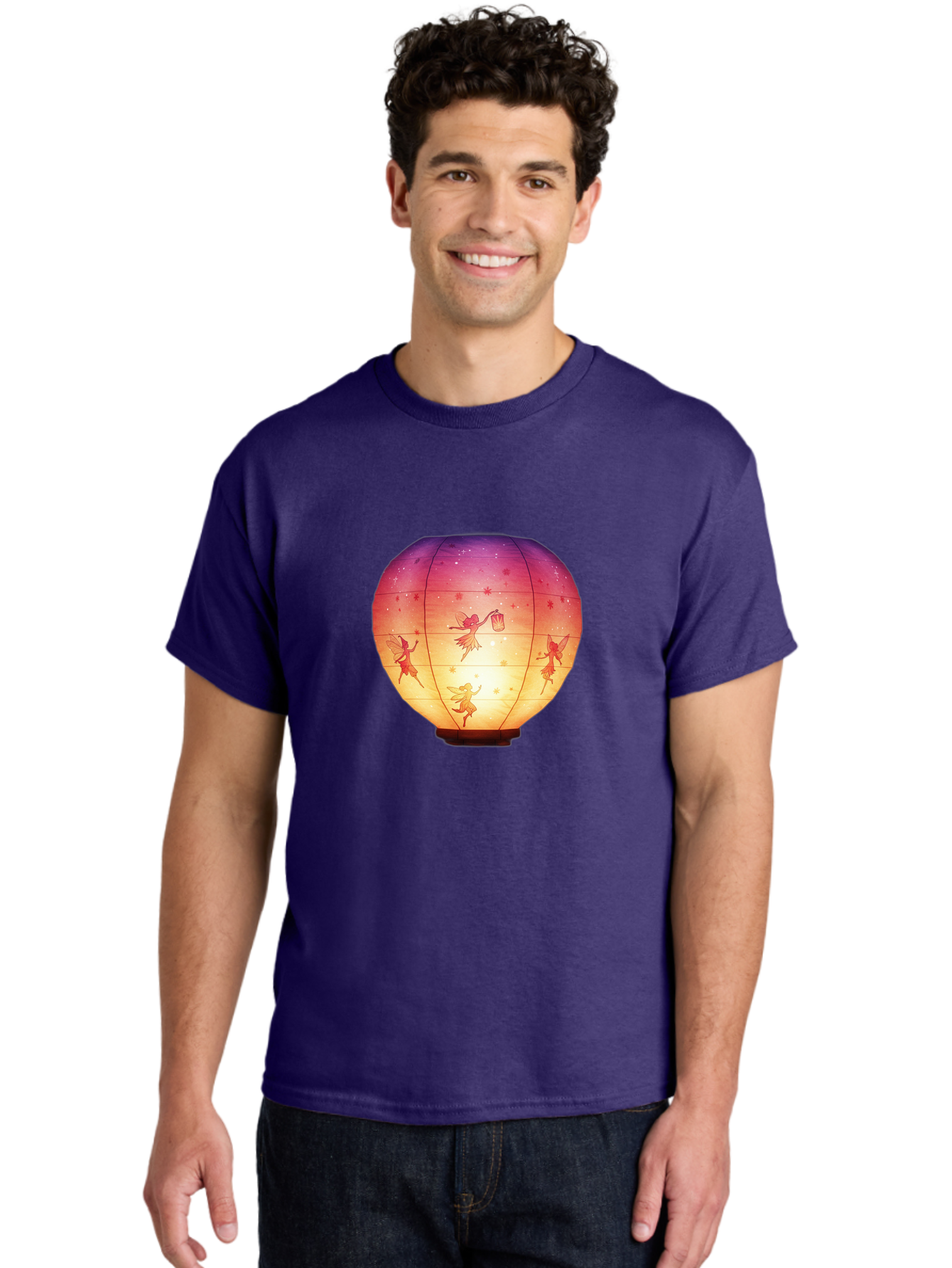 Fairy-Lantern-1 Men'S Graphic Tee, 100% Cotton, Comfortable Casual Summer Wear, Machine Washable, Vintage Camera, Old Camera, Antique Camera, Black Camera, Classic Photography, Photography Equipment, Nostalgic Device, Film Camera, Camera Art Bai791