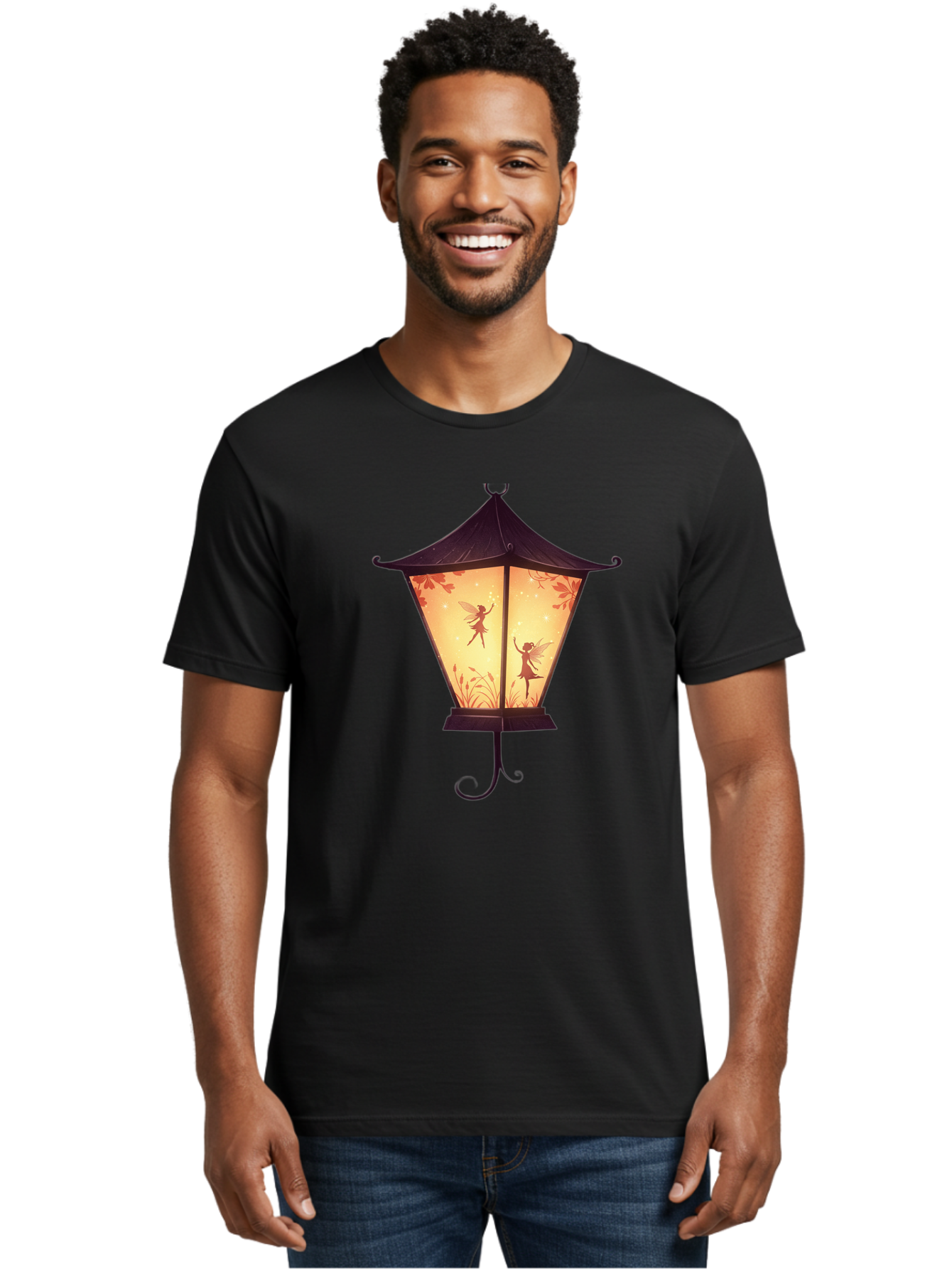 Fairy-Lantern-3 Men'S Graphic Tee, 100% Cotton, Comfortable Casual Summer Wear, Machine Washable, Vintage Camera, Old Camera, Antique Camera, Black Camera, Classic Photography, Photography Equipment, Nostalgic Device, Film Camera, Camera Art Bai793