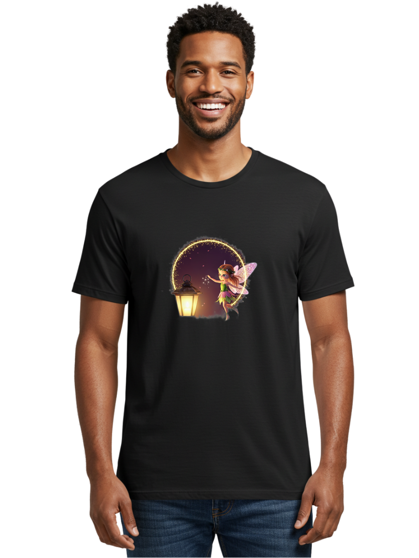 Fairy-Near-Lantern Men'S Graphic Tee, 100% Cotton, Comfortable Casual Summer Wear, Machine Washable, Vintage Camera, Old Camera, Antique Camera, Black Camera, Classic Photography, Photography Equipment, Nostalgic Device, Film Camera, Bai796