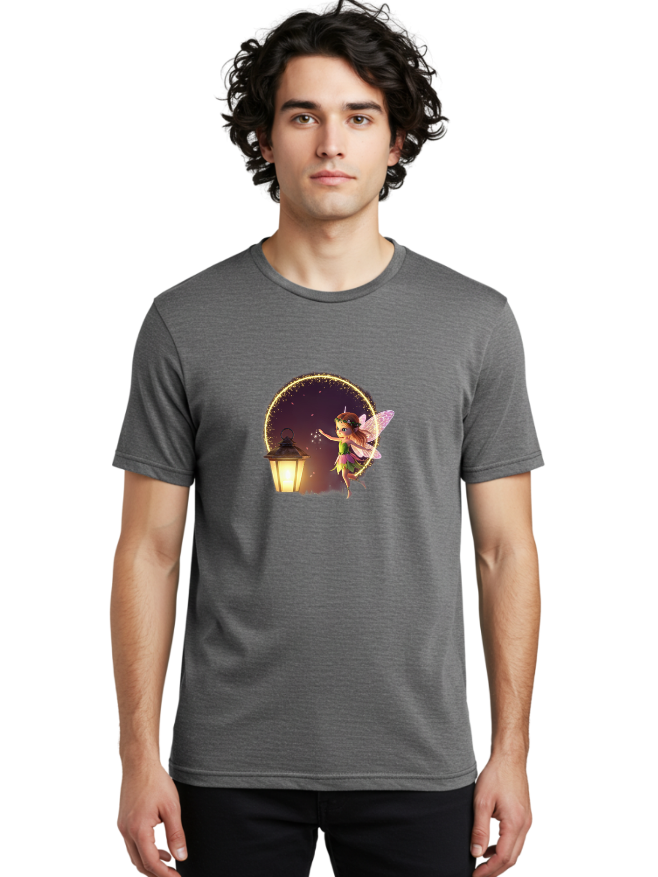Fairy-Near-Lantern Men'S Graphic Tee, 100% Cotton, Comfortable Casual Summer Wear, Machine Washable, Vintage Camera, Old Camera, Antique Camera, Black Camera, Classic Photography, Photography Equipment, Nostalgic Device, Film Camera, Bai796