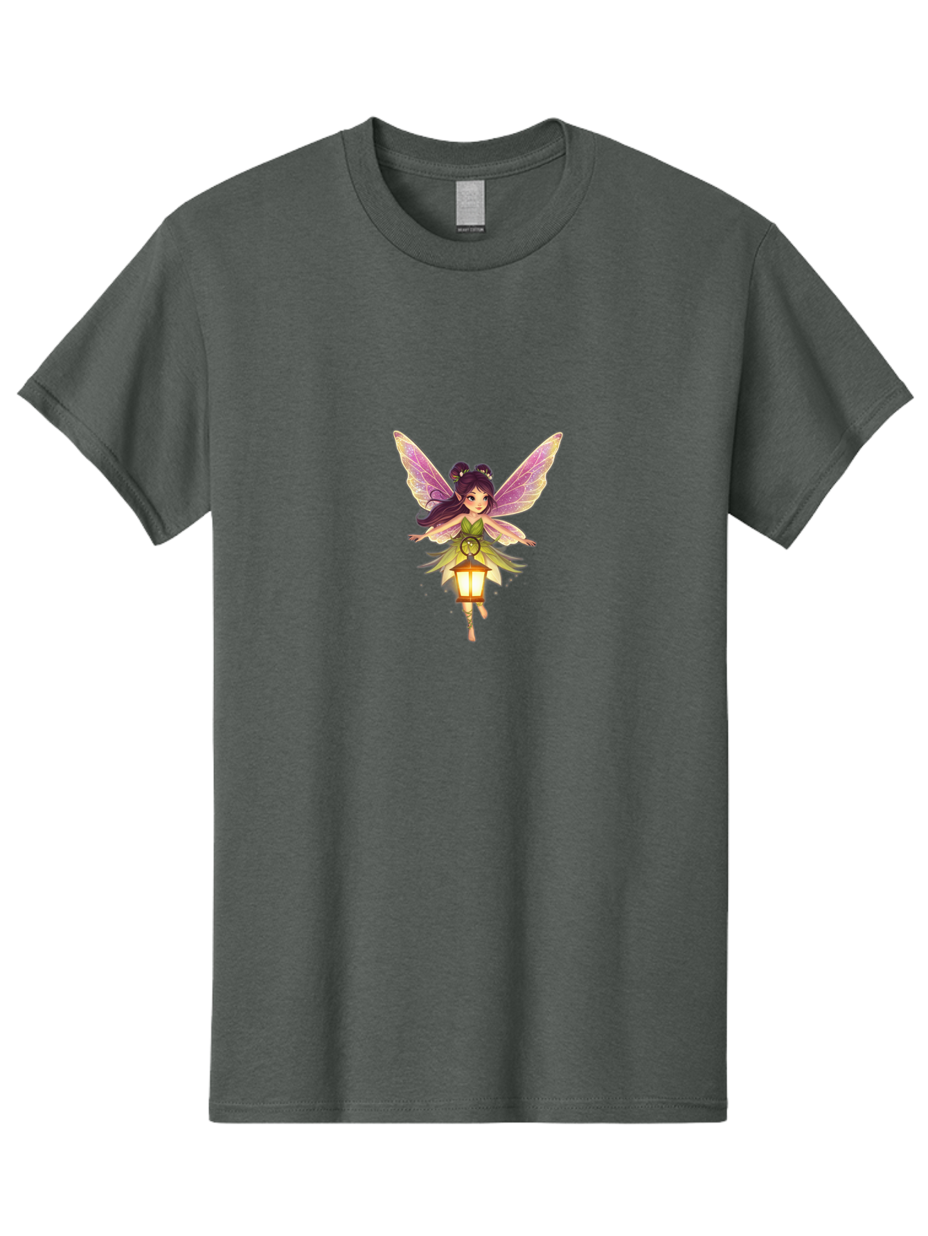 Fairy-With-Lantern-1 Men'S Graphic Tee, 100% Cotton, Comfortable Casual Summer Wear, Machine Washable, Vintage Camera, Old Camera, Antique Camera, Black Camera, Classic Photography, Photography Equipment, Nostalgic Device, Film Camera, Bai798