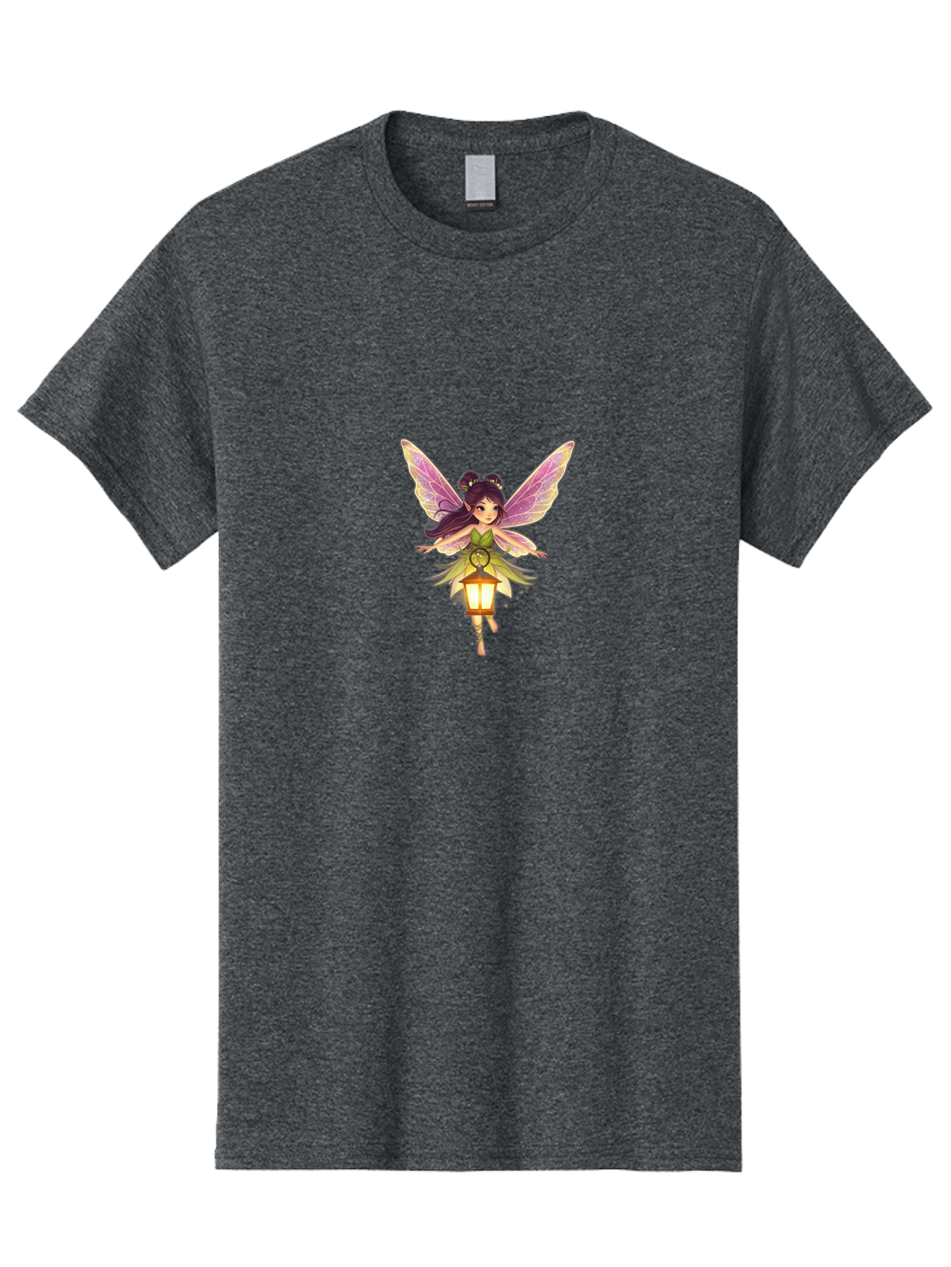 Fairy-With-Lantern-1 Men'S Graphic Tee, 100% Cotton, Comfortable Casual Summer Wear, Machine Washable, Vintage Camera, Old Camera, Antique Camera, Black Camera, Classic Photography, Photography Equipment, Nostalgic Device, Film Camera, Bai798