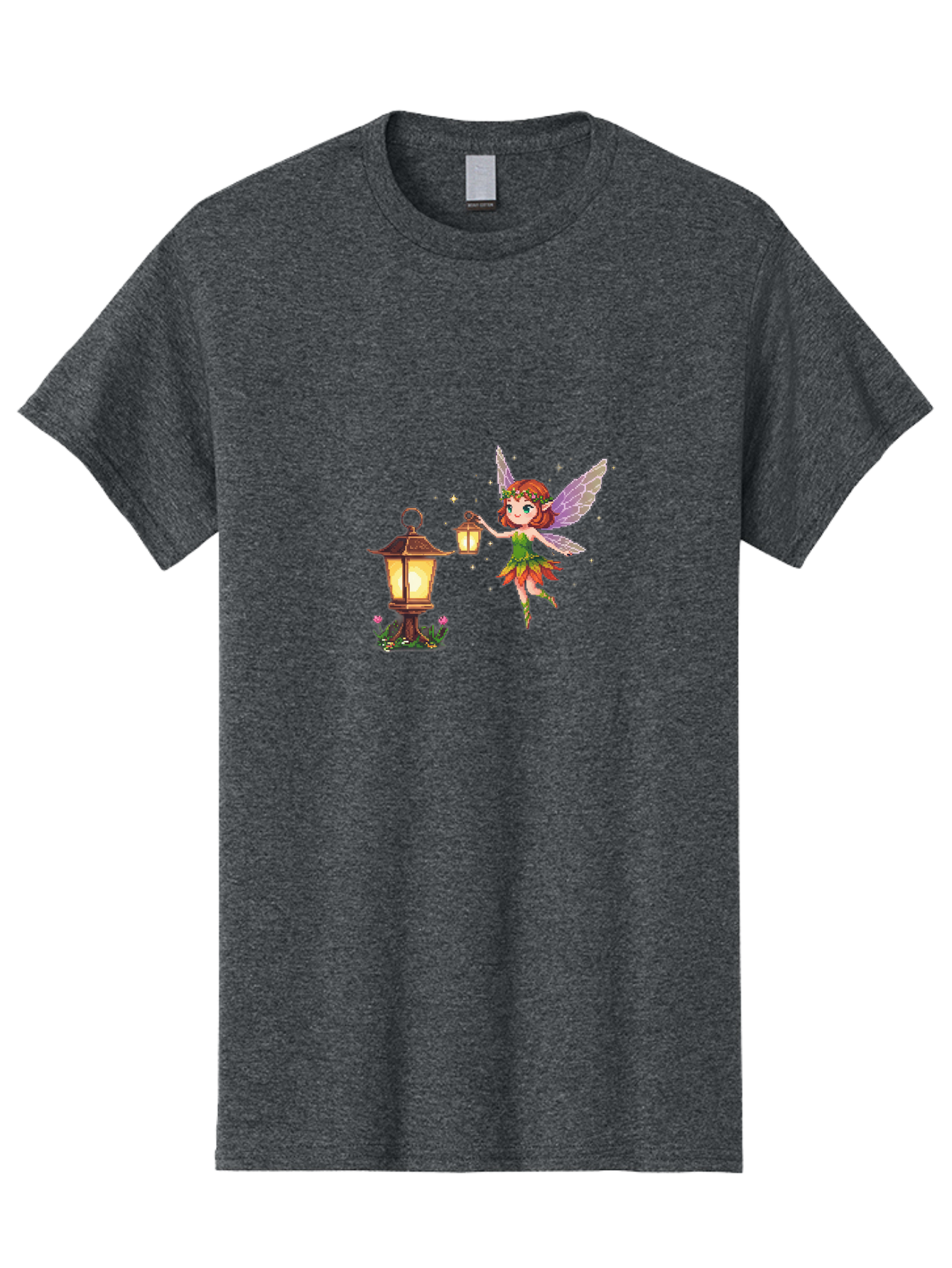 Fairy-With-Lantern-2 Men'S Graphic Tee, 100% Cotton, Comfortable Casual Summer Wear, Machine Washable, Vintage Camera, Old Camera, Antique Camera, Black Camera, Classic Photography, Photography Equipment, Nostalgic Device, Film Camera, Bai799