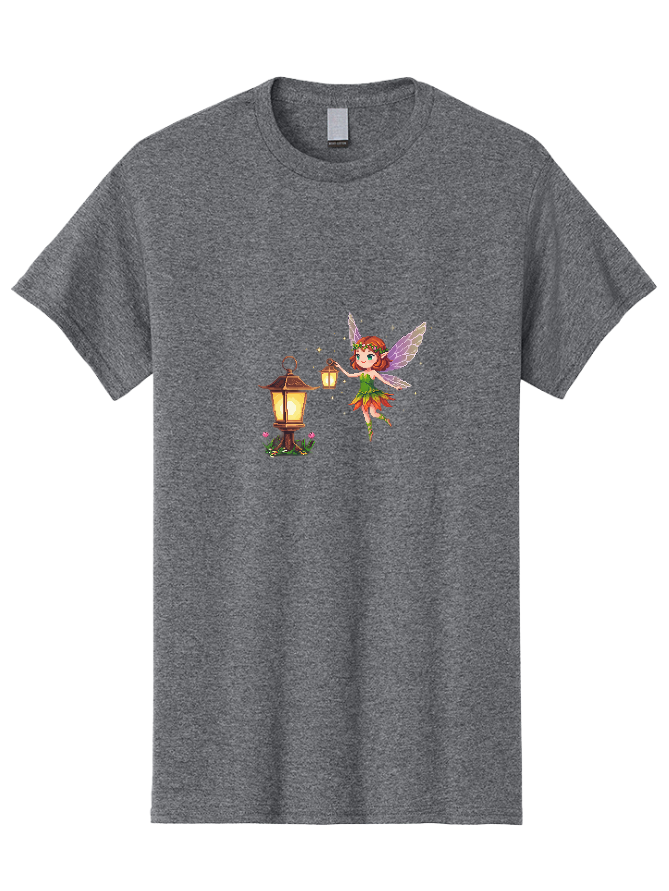 Fairy-With-Lantern-2 Men'S Graphic Tee, 100% Cotton, Comfortable Casual Summer Wear, Machine Washable, Vintage Camera, Old Camera, Antique Camera, Black Camera, Classic Photography, Photography Equipment, Nostalgic Device, Film Camera, Bai799