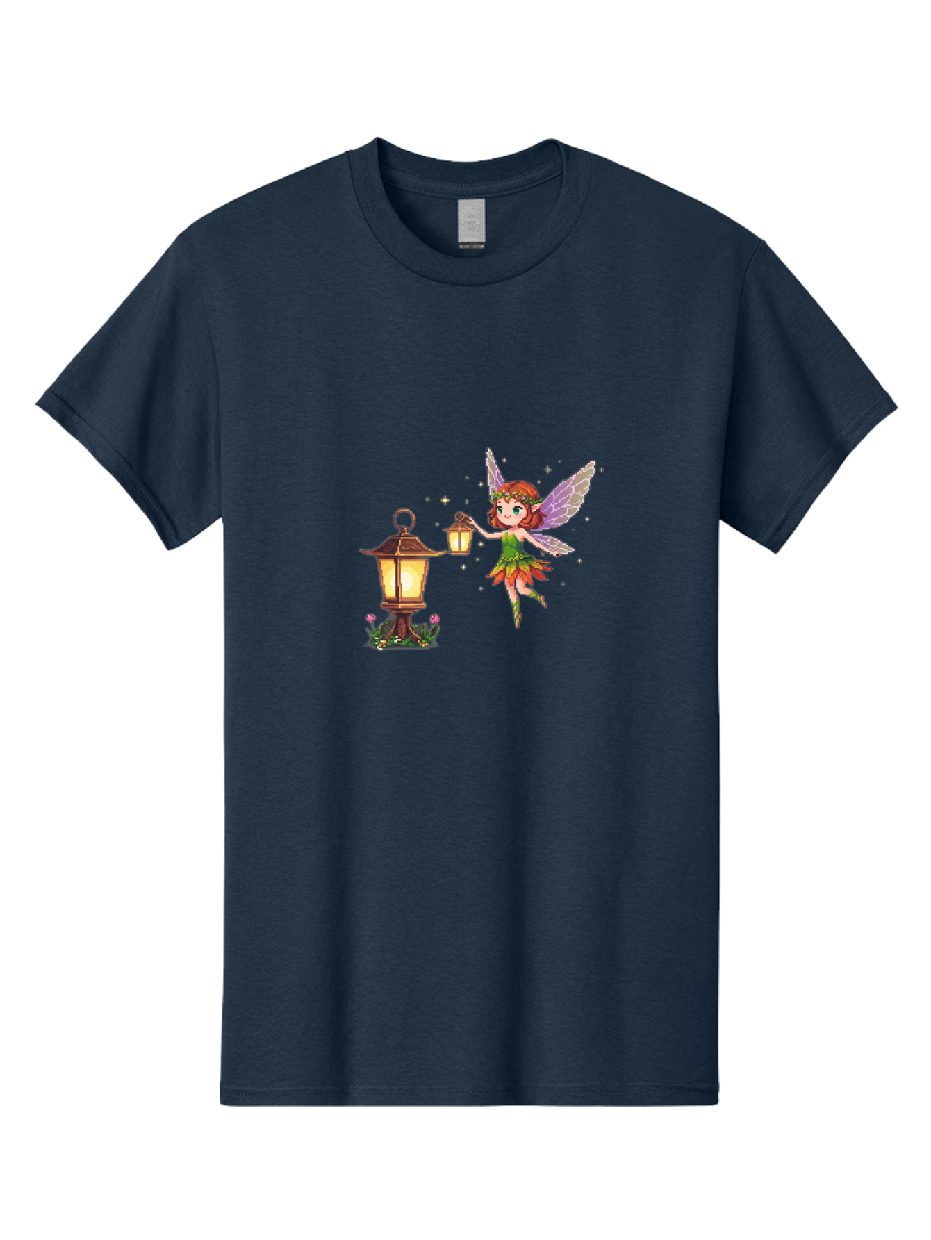 Fairy-With-Lantern-2 Men'S Graphic Tee, 100% Cotton, Comfortable Casual Summer Wear, Machine Washable, Vintage Camera, Old Camera, Antique Camera, Black Camera, Classic Photography, Photography Equipment, Nostalgic Device, Film Camera, Bai799
