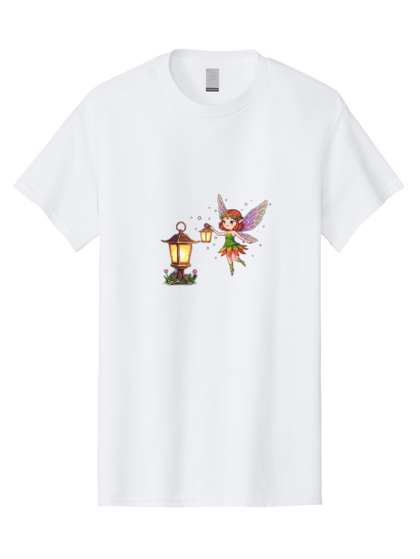 Fairy-With-Lantern-2 Men'S Graphic Tee, 100% Cotton, Comfortable Casual Summer Wear, Machine Washable, Vintage Camera, Old Camera, Antique Camera, Black Camera, Classic Photography, Photography Equipment, Nostalgic Device, Film Camera, Bai799