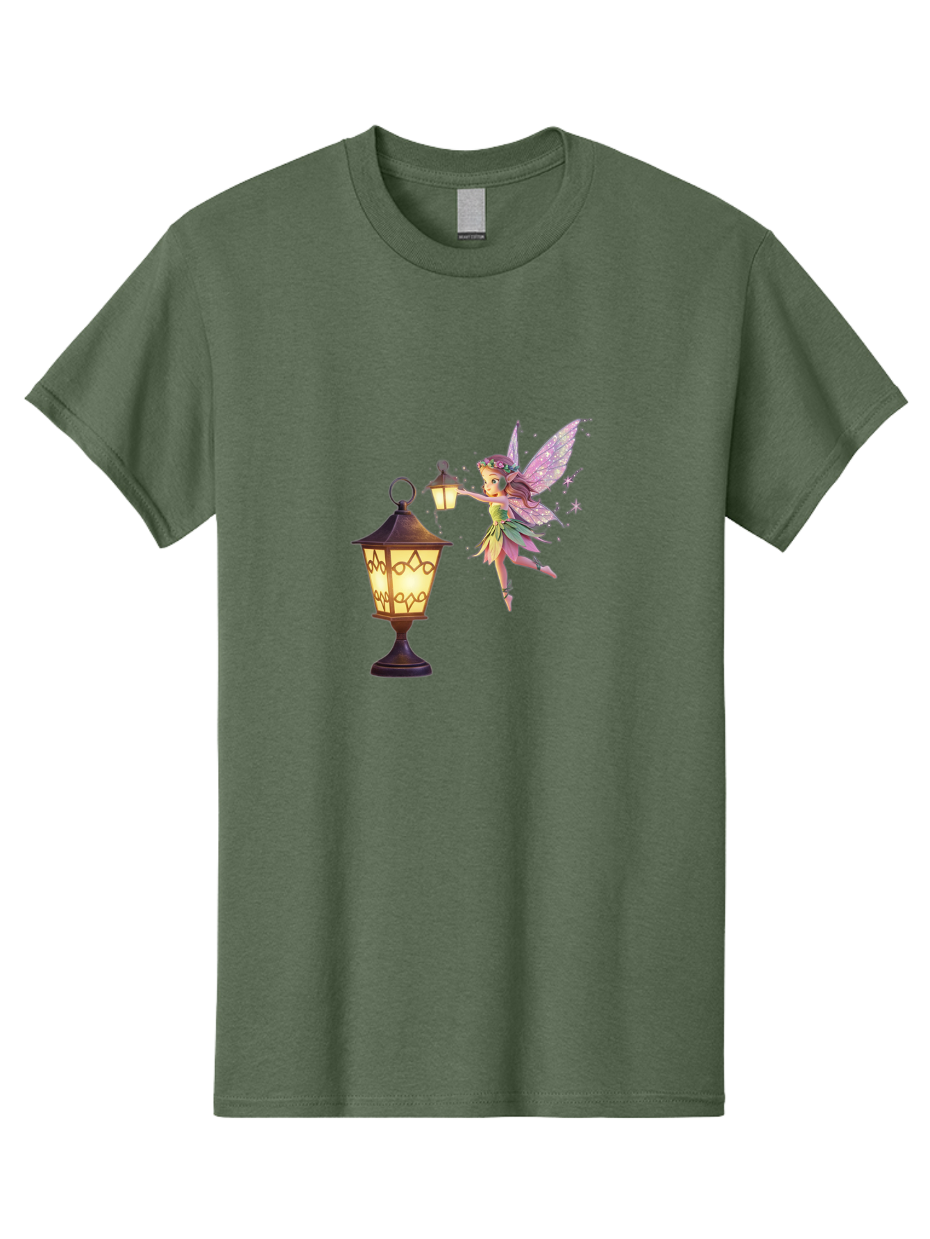Fairy-With-Lantern-3 Men'S Graphic Tee, 100% Cotton, Comfortable Casual Summer Wear, Machine Washable, Vintage Camera, Old Camera, Antique Camera, Black Camera, Classic Photography, Photography Equipment, Nostalgic Device, Film Camera, Bai800