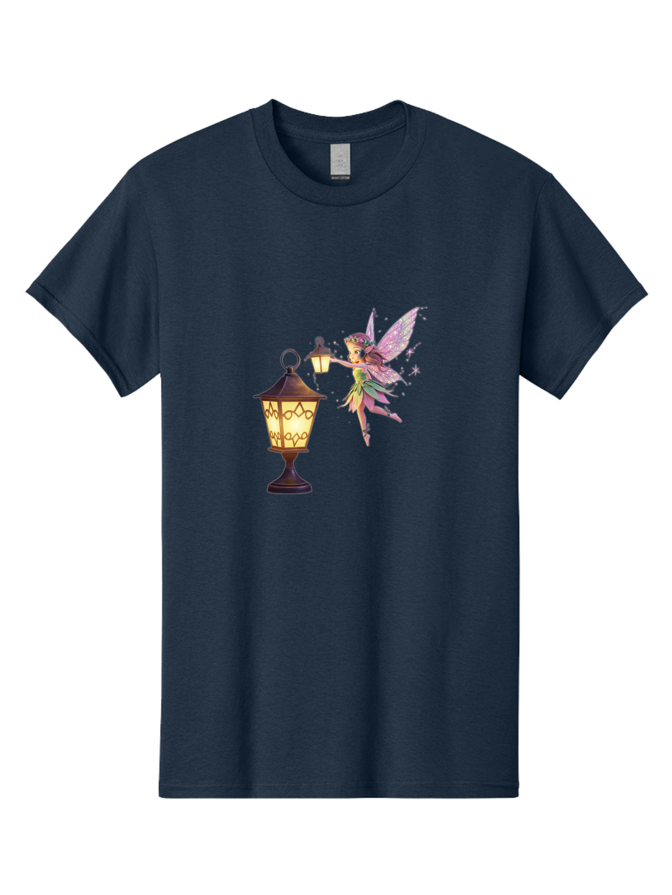Fairy-With-Lantern-3 Men'S Graphic Tee, 100% Cotton, Comfortable Casual Summer Wear, Machine Washable, Vintage Camera, Old Camera, Antique Camera, Black Camera, Classic Photography, Photography Equipment, Nostalgic Device, Film Camera, Bai800