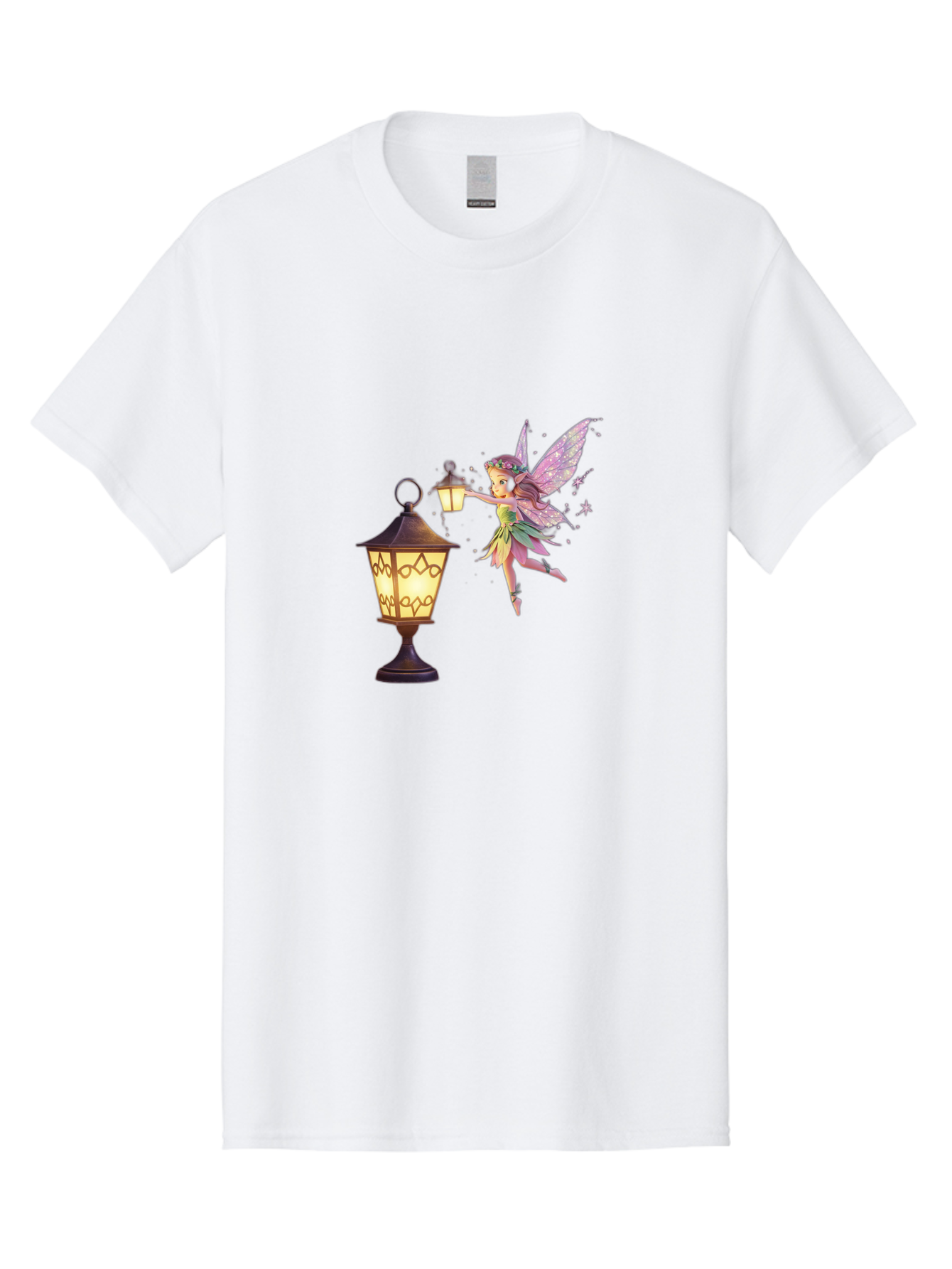 Fairy-With-Lantern-3 Men'S Graphic Tee, 100% Cotton, Comfortable Casual Summer Wear, Machine Washable, Vintage Camera, Old Camera, Antique Camera, Black Camera, Classic Photography, Photography Equipment, Nostalgic Device, Film Camera, Bai800